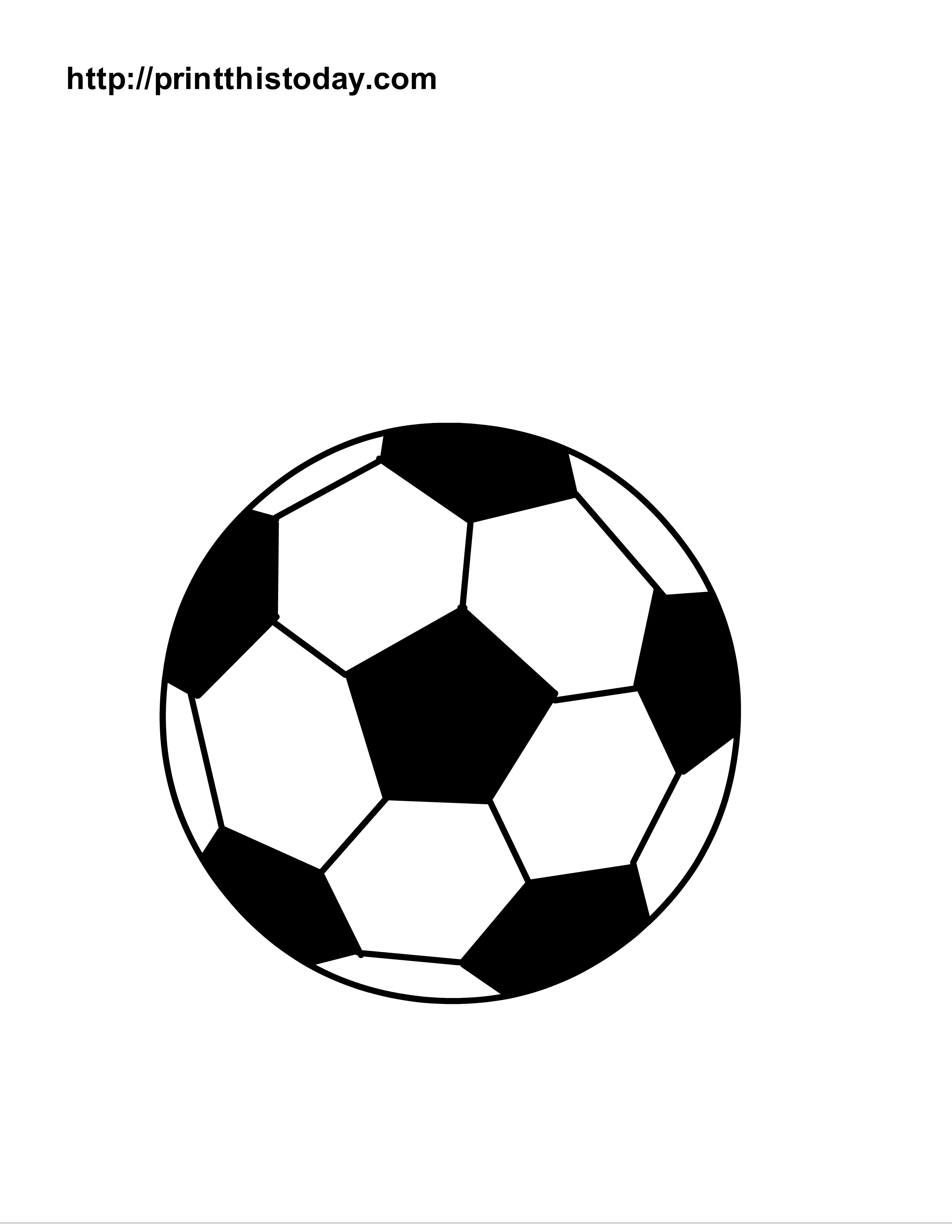 Soccer Ball Template Printable