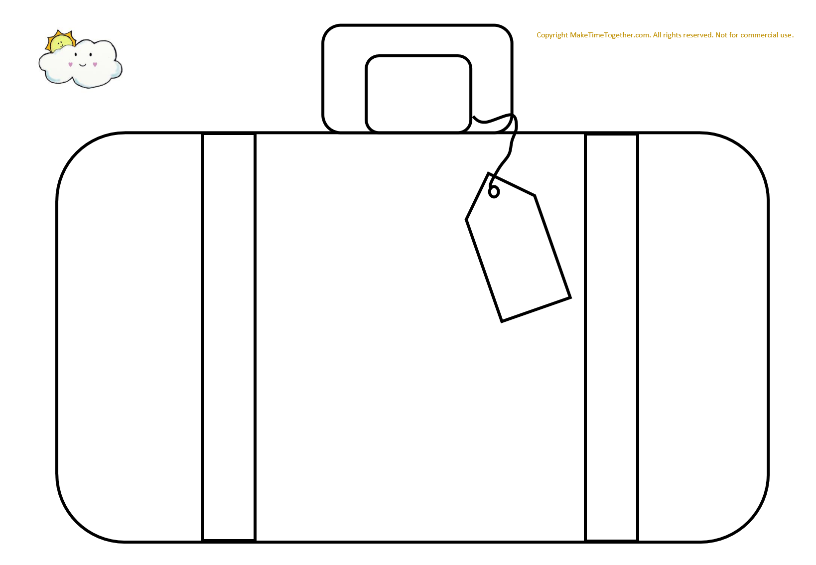 Free Printable Suitcase Packing Activity Make Time Together