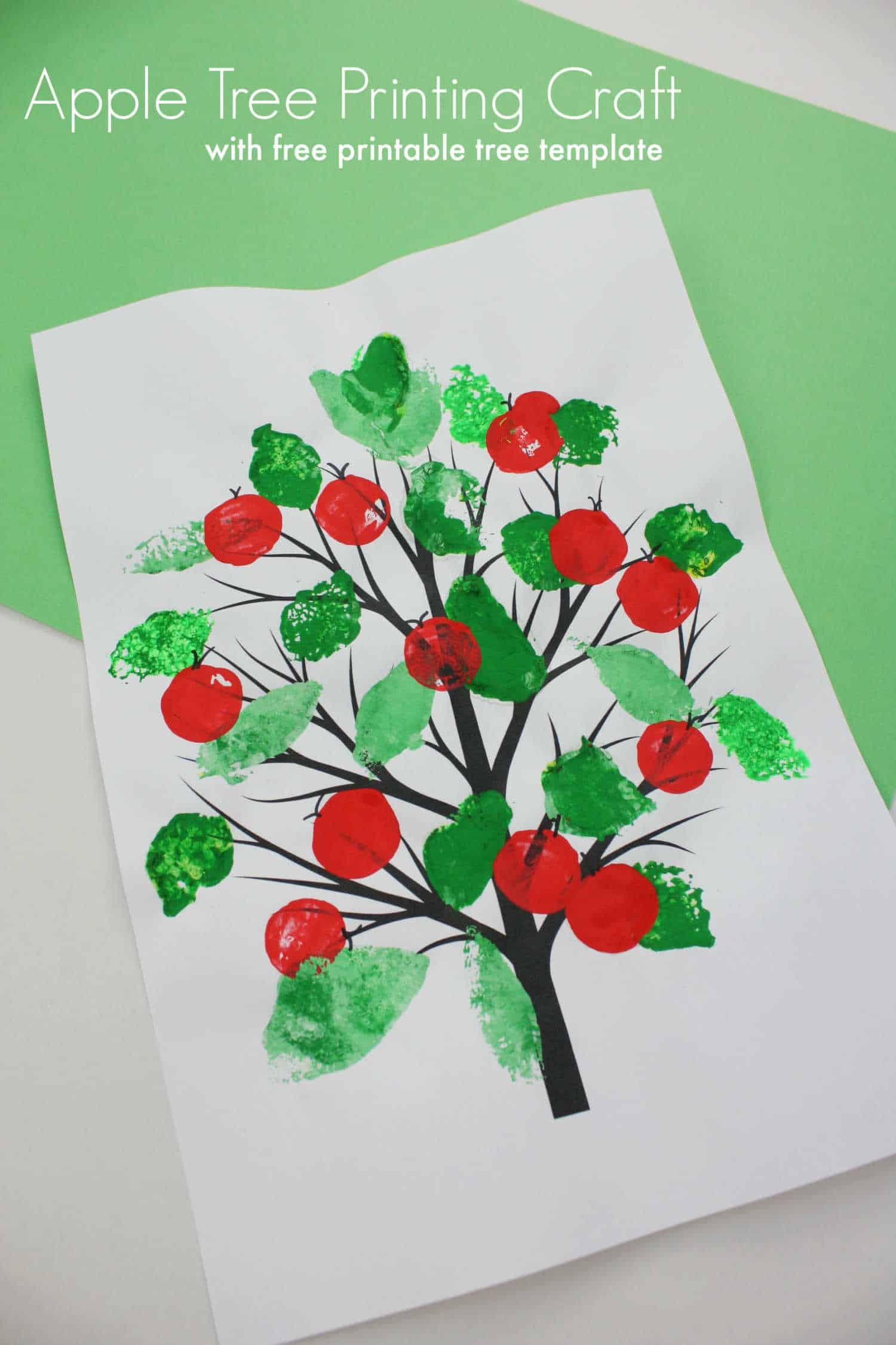 Apple Tree Template Printable