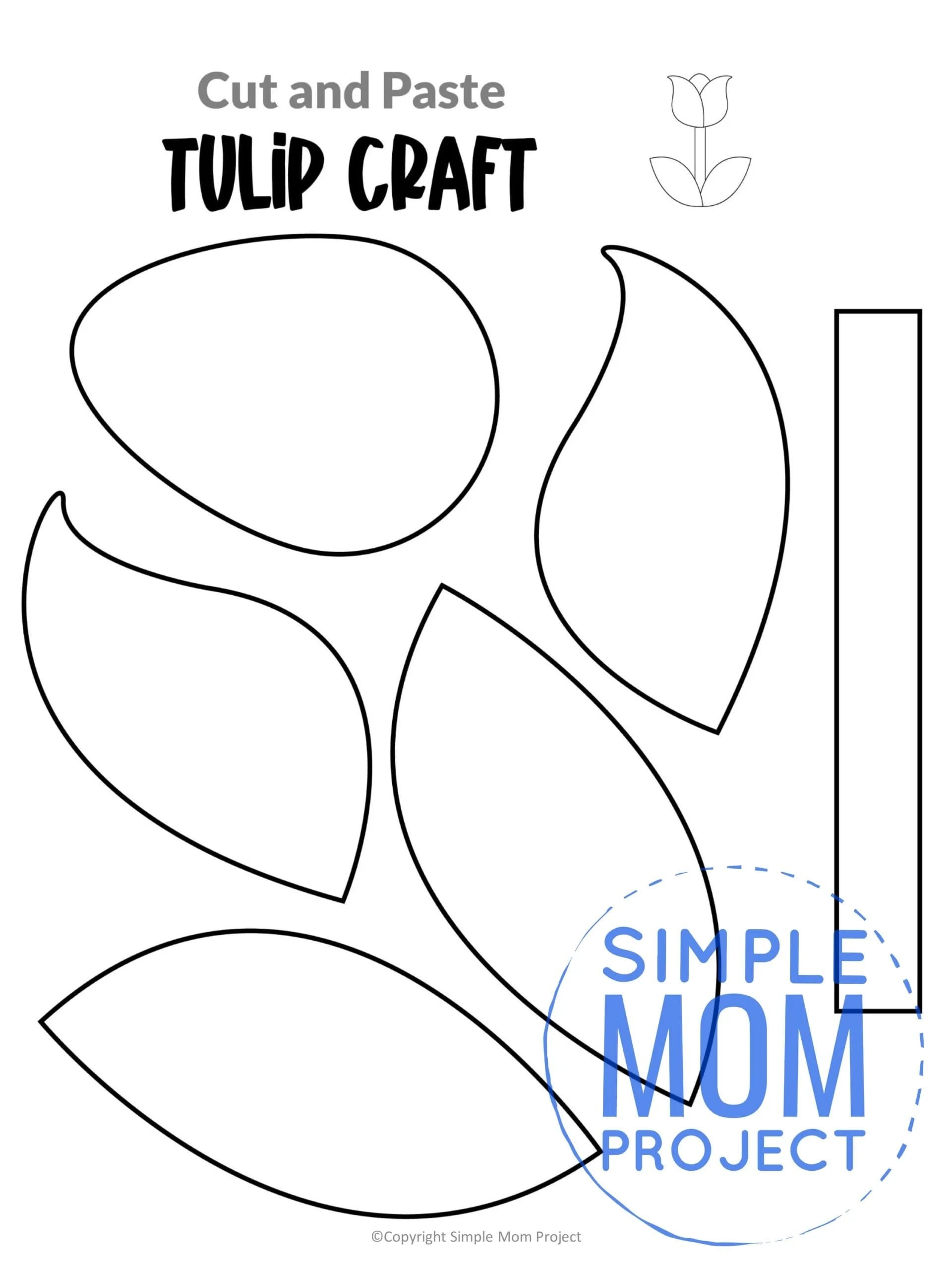 Free Printable Tulip Template