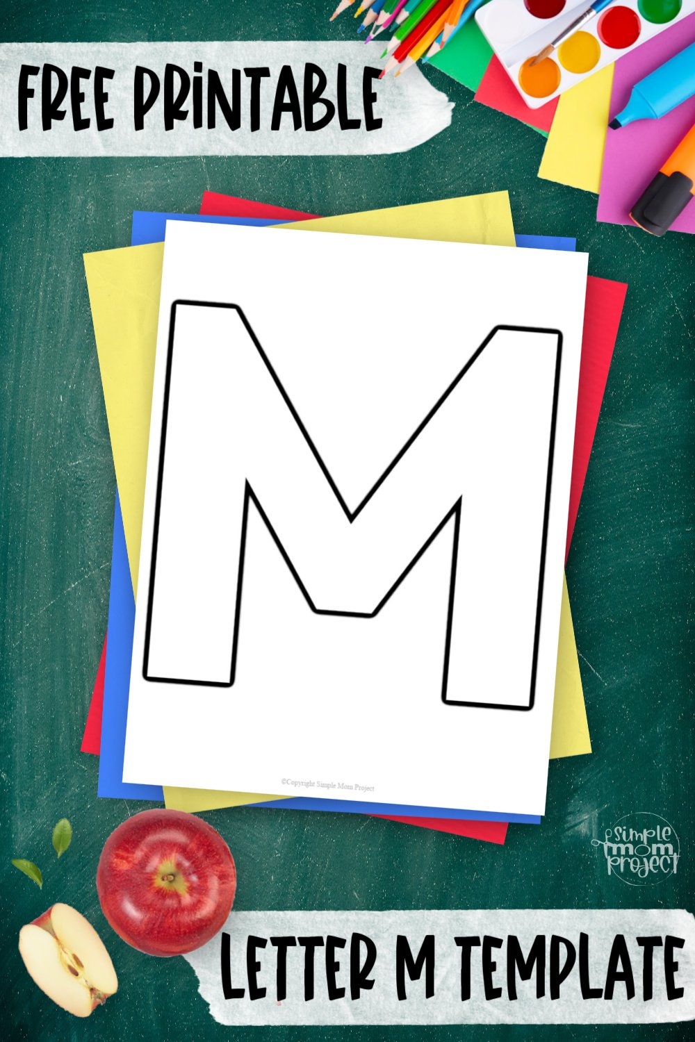 Letter M Template Free Printable