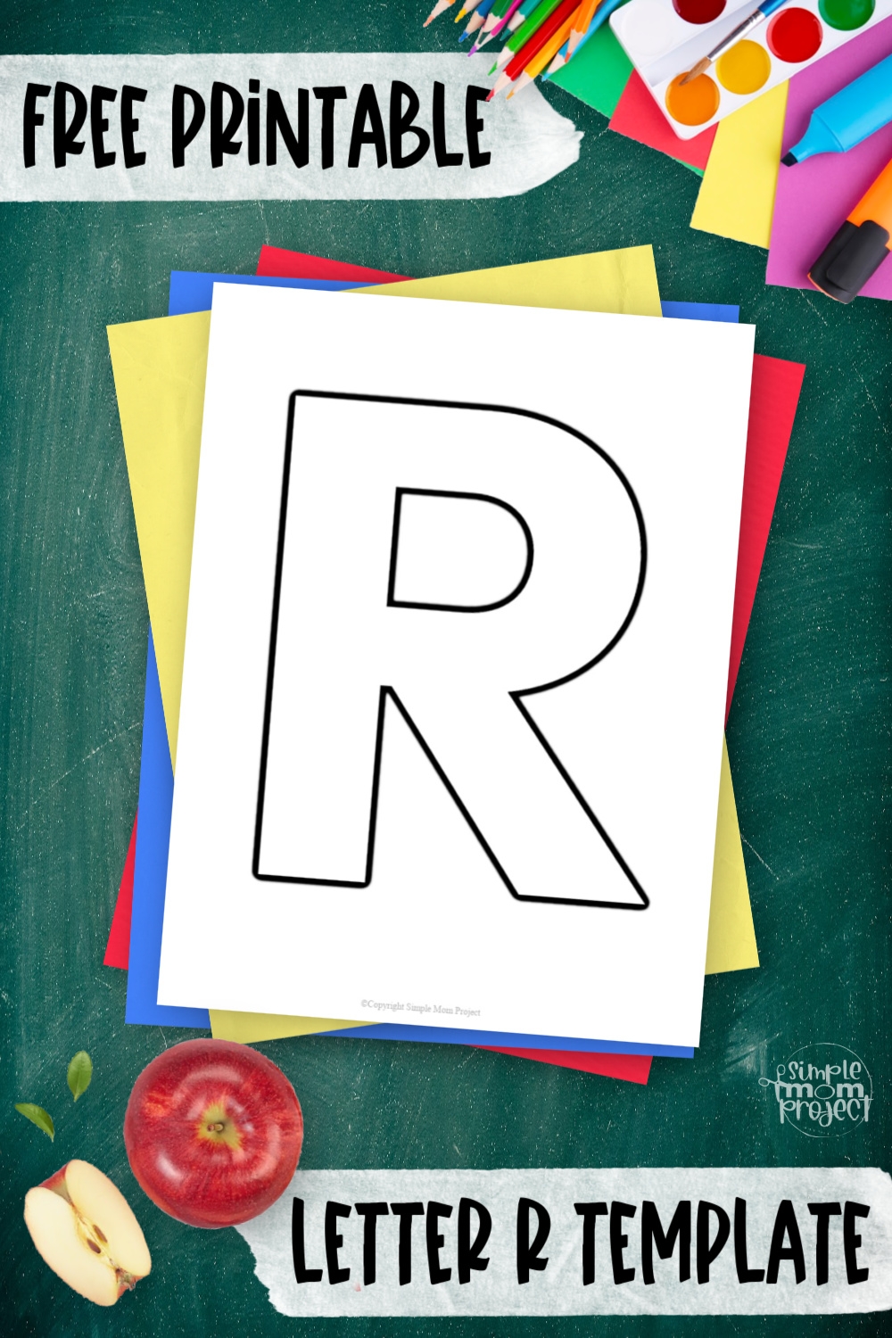 Letter R Template Free Printable