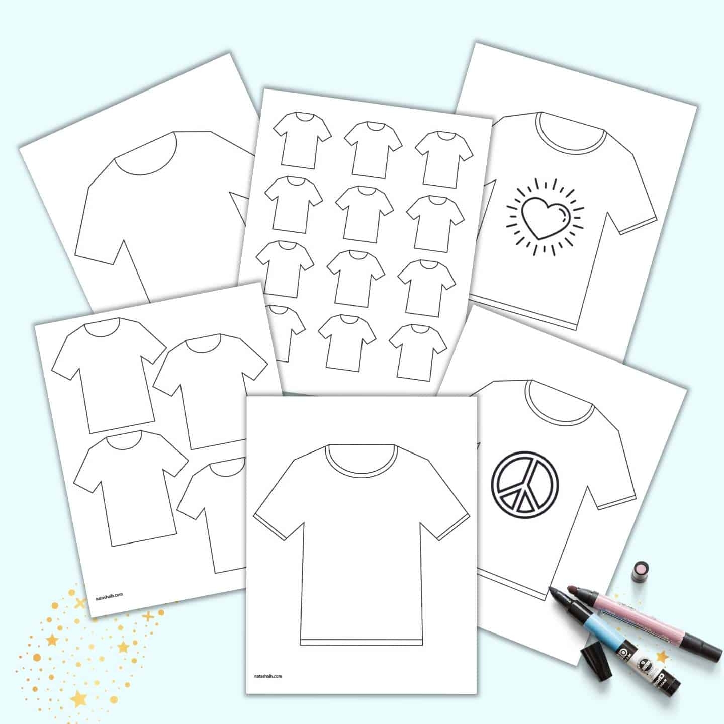 Free Printable T Shirt Template