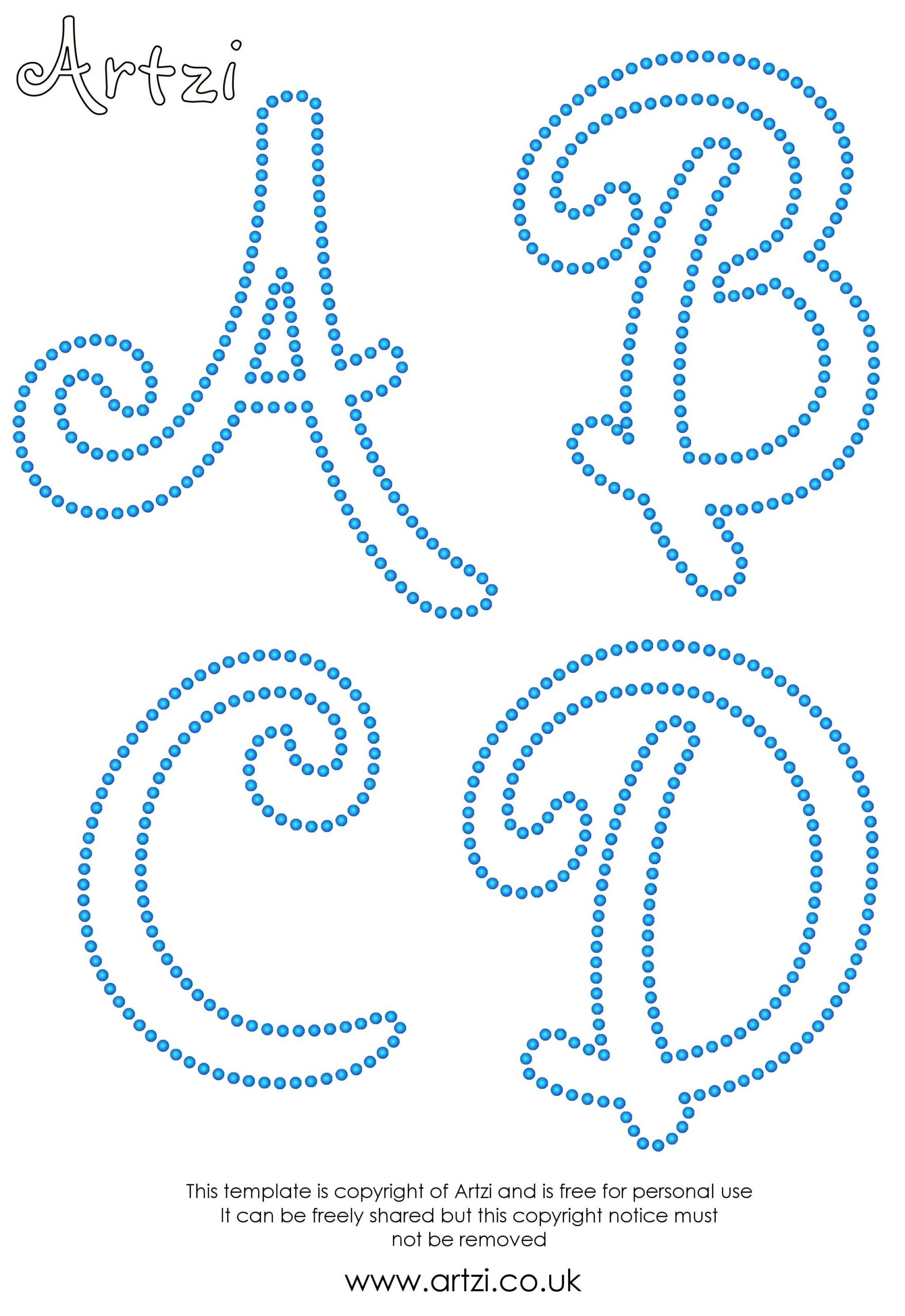 Free Rhinestone Templates For String Art