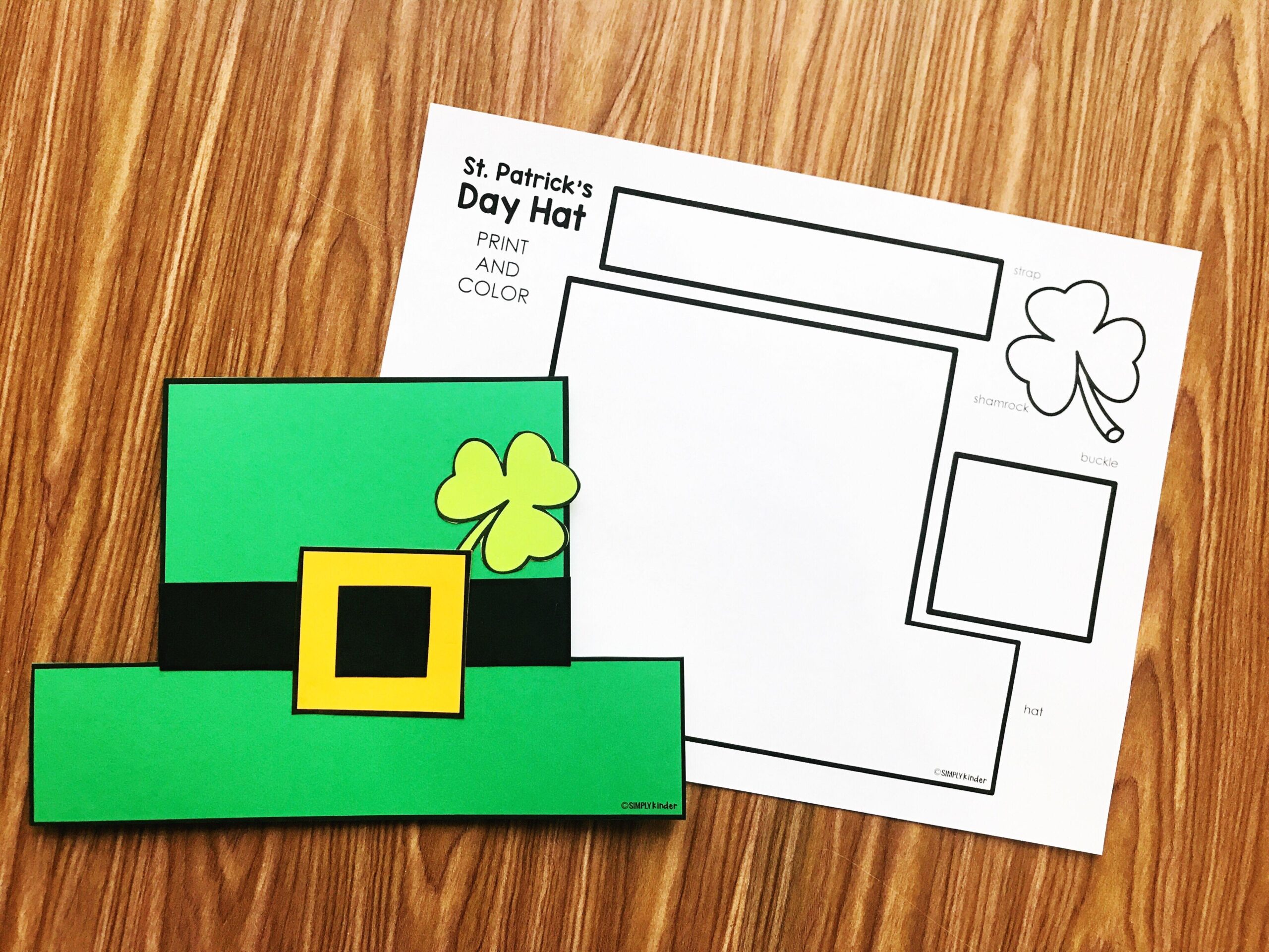 Printable Leprechaun Hat Template