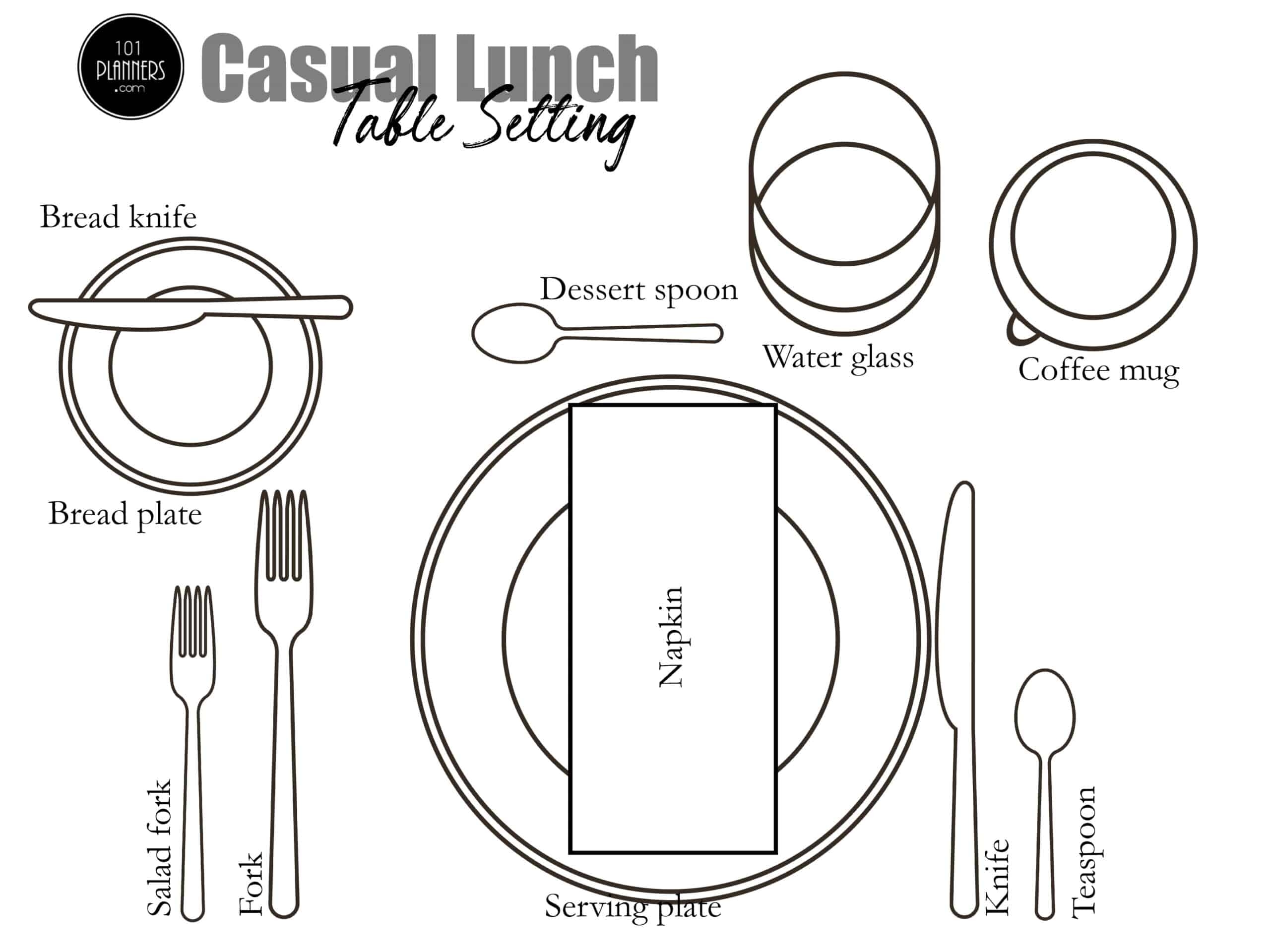 FREE Table Setting Template For 2024 Set A PERFECT Table