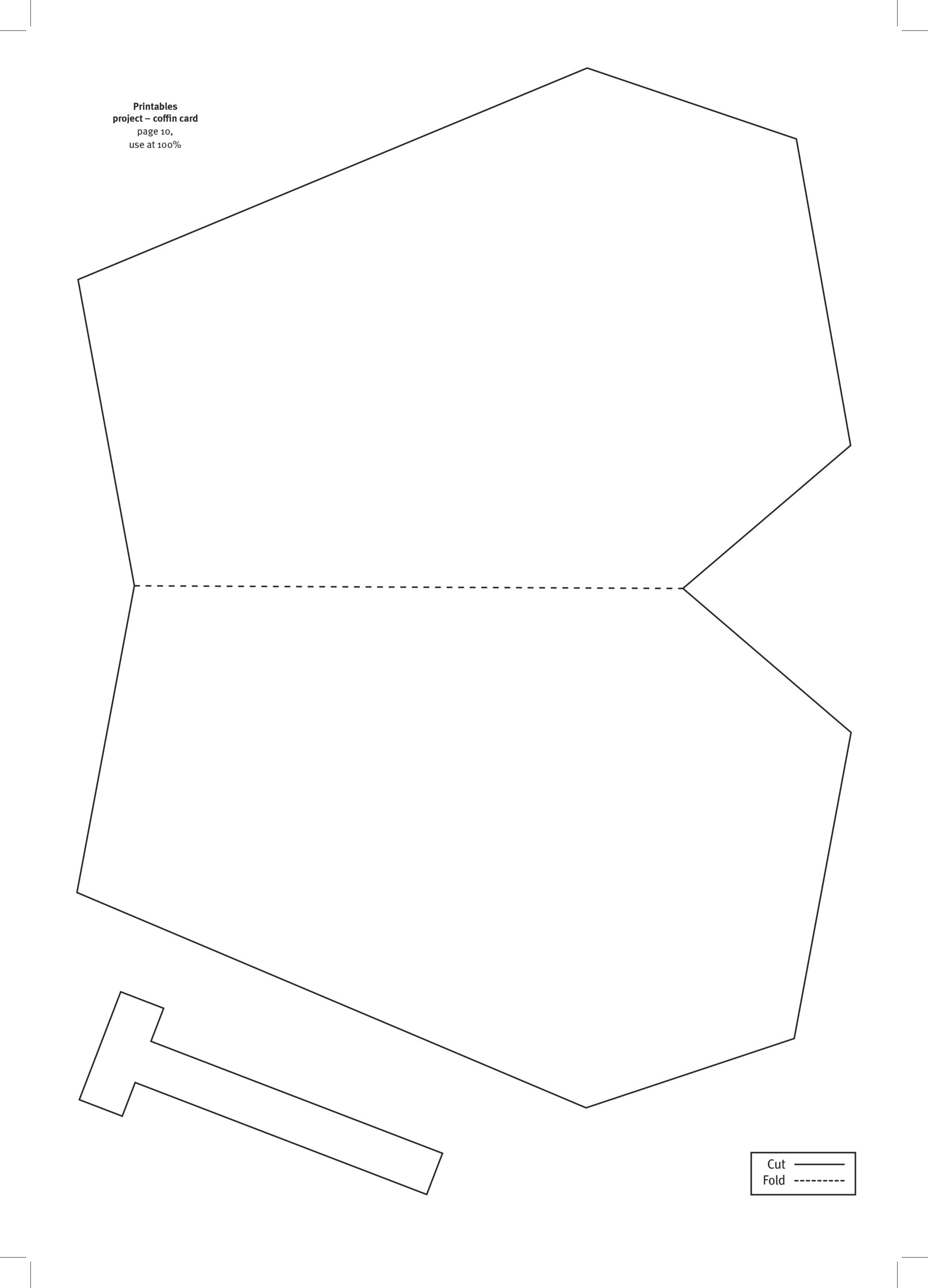 Free Printable Coffin Template