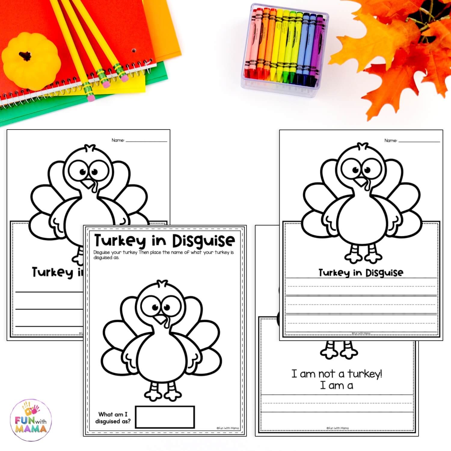 Free Printable Disguise A Turkey Template