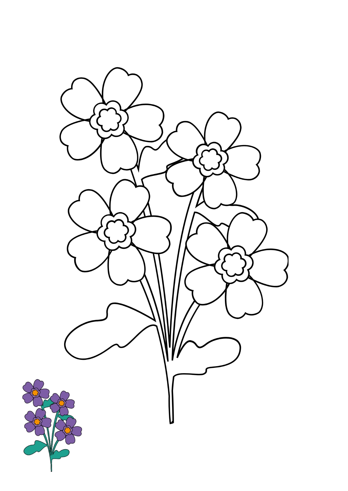FREE Watercolor Coloring Page Templates Examples Edit Online Download