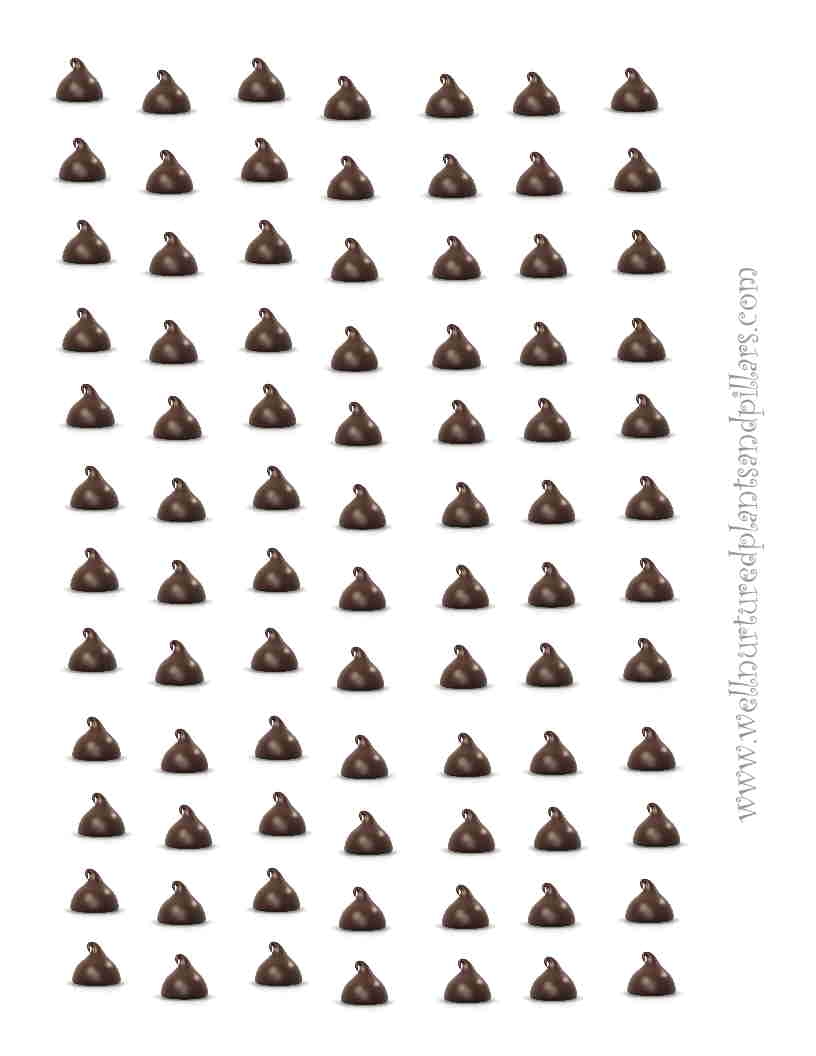 Chocolate Chip Cookie Printable Template