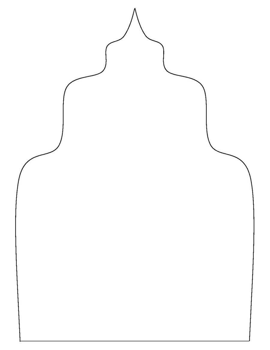 Printable Frozen Castle Template