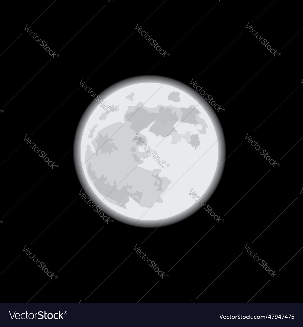 Full Moon Printable Template