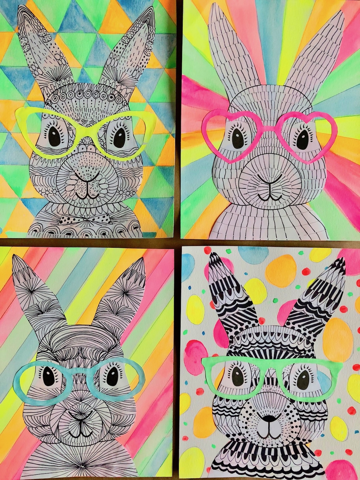 Funky Easter Bunnies Wonderbar