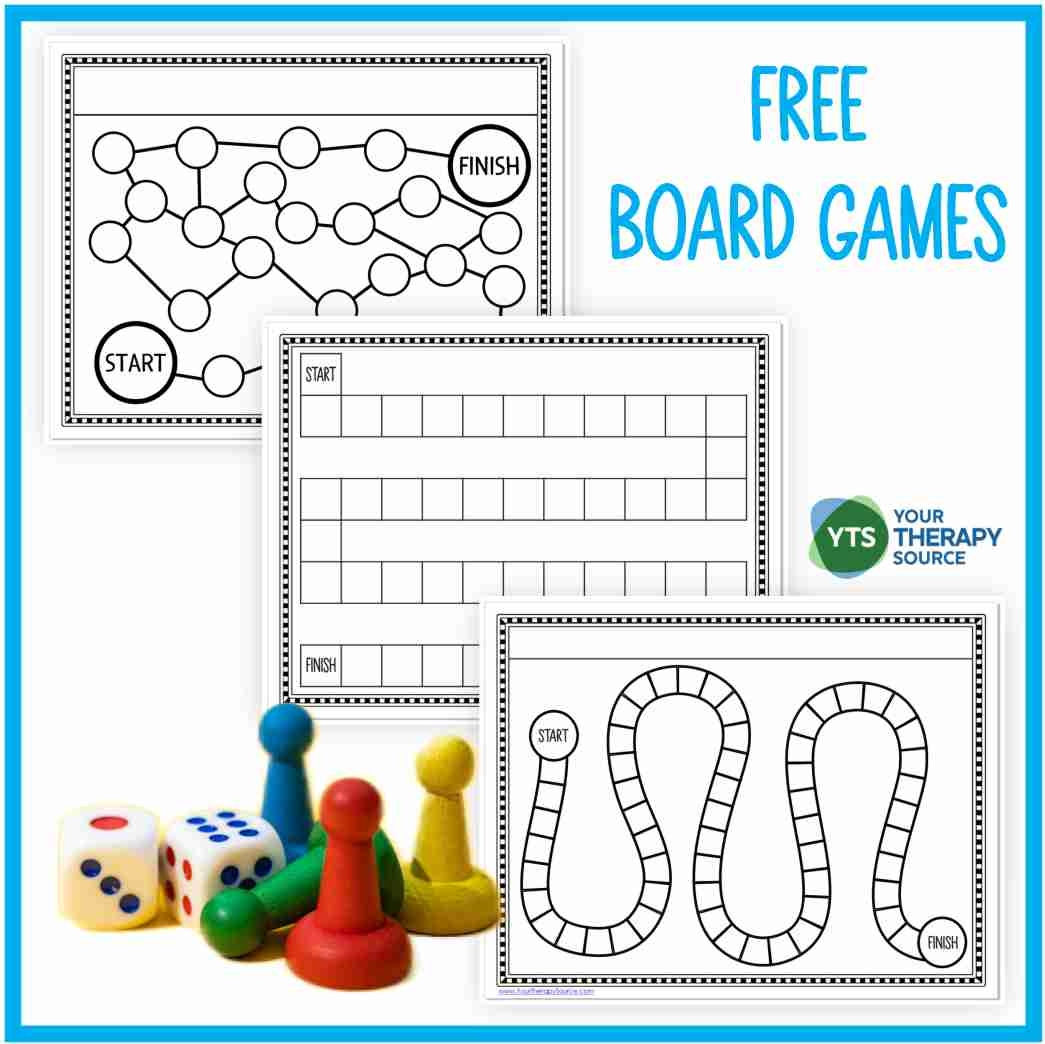 Game Board Template Free Printable