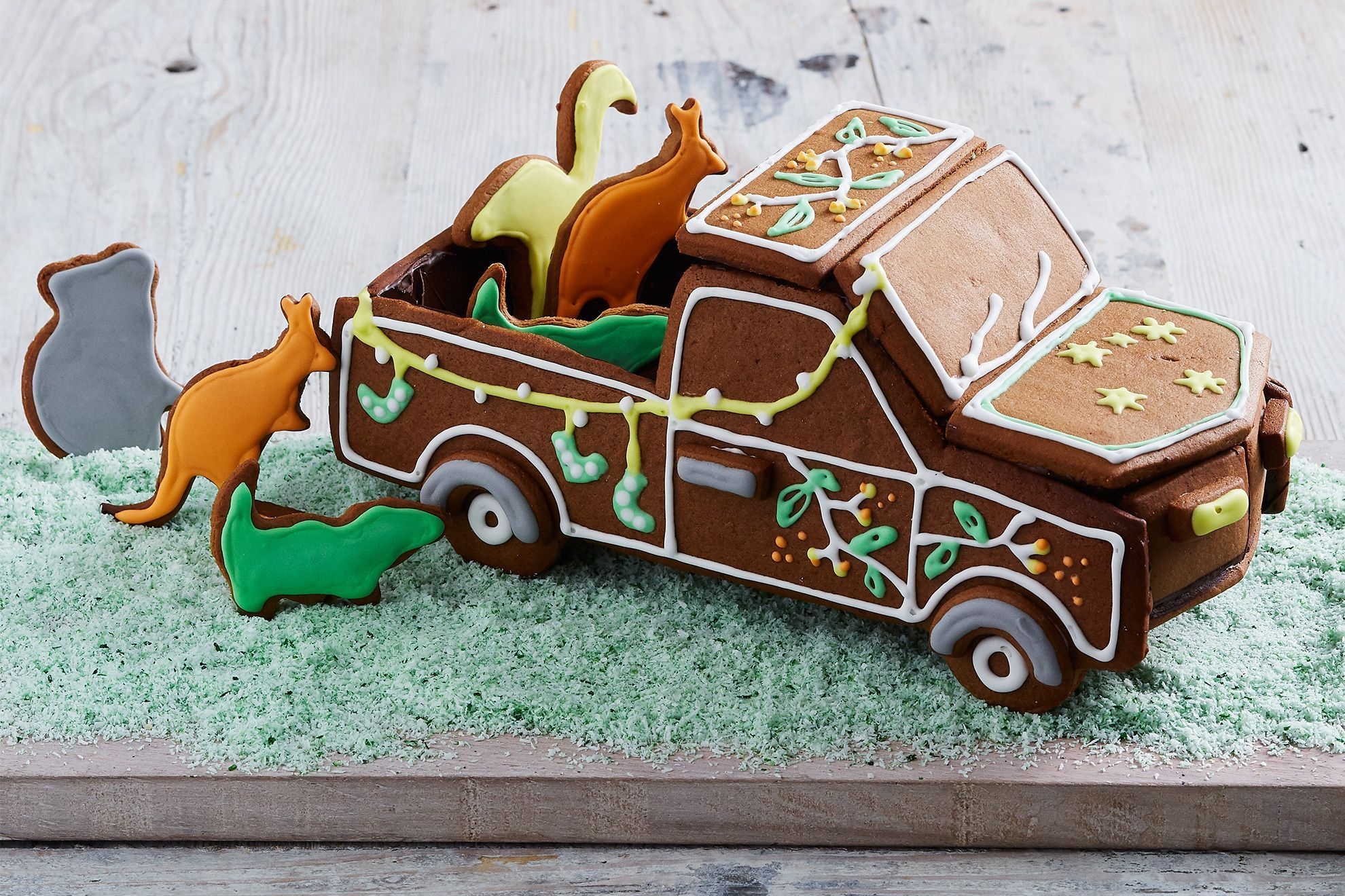 Printable Gingerbread Truck Template