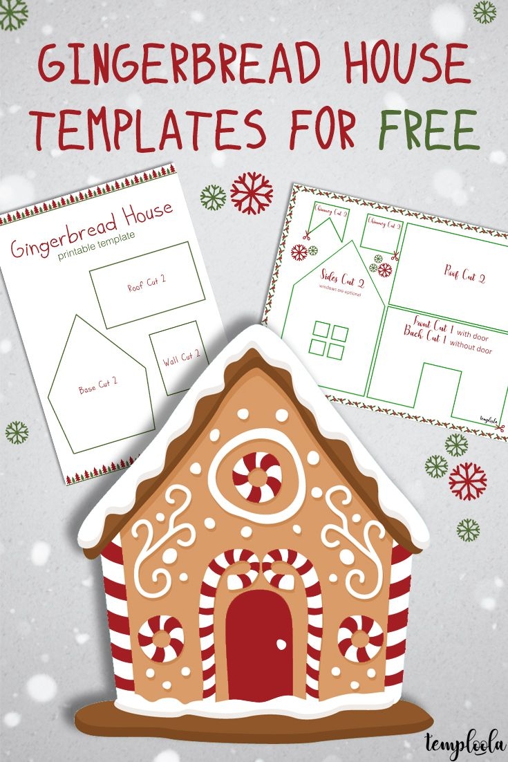 Gingerbread House Template Free Printable
