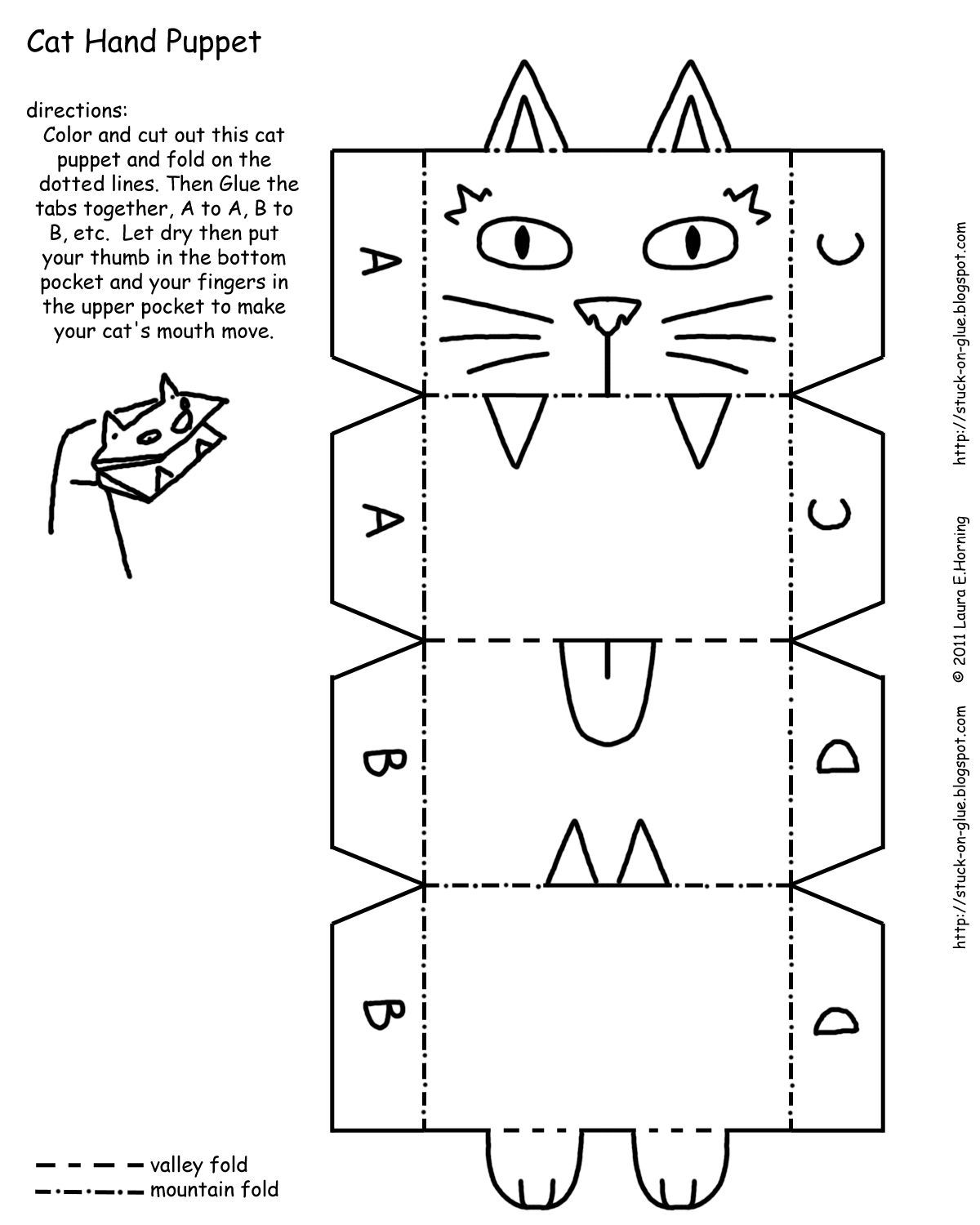Printable Paper Puppets Templates