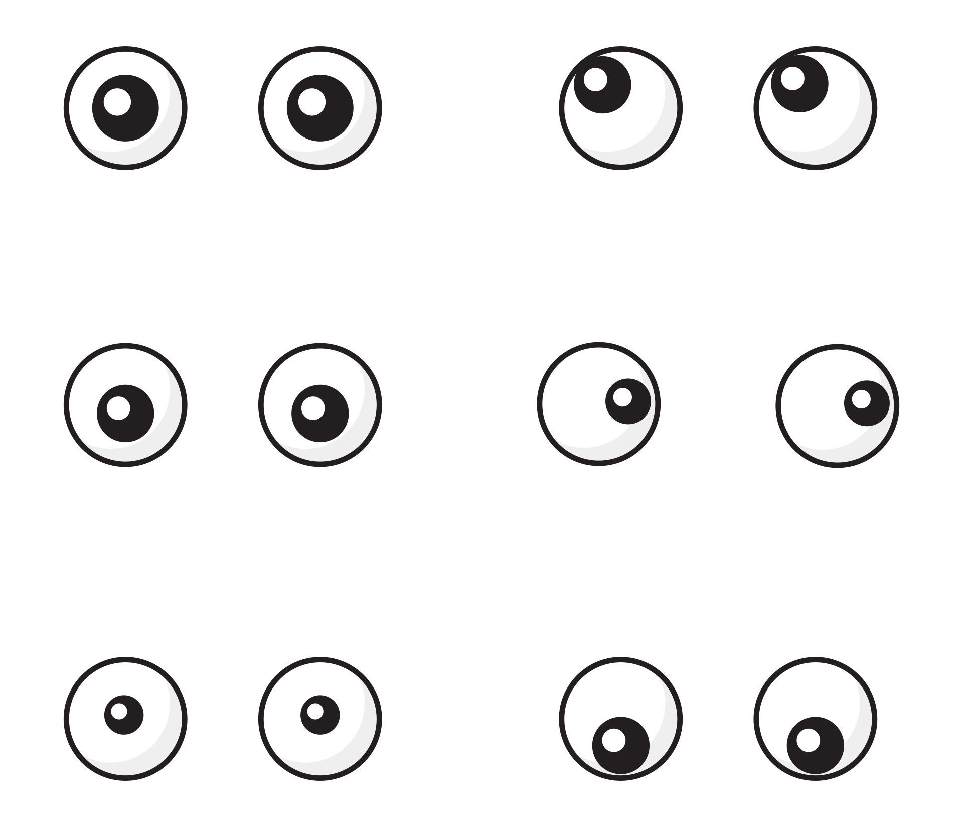 Free Printable Eyes Template