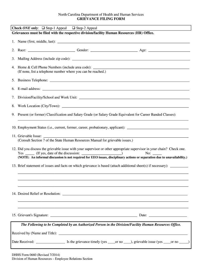 Grievance Form Template Fill Out Sign Online DocHub