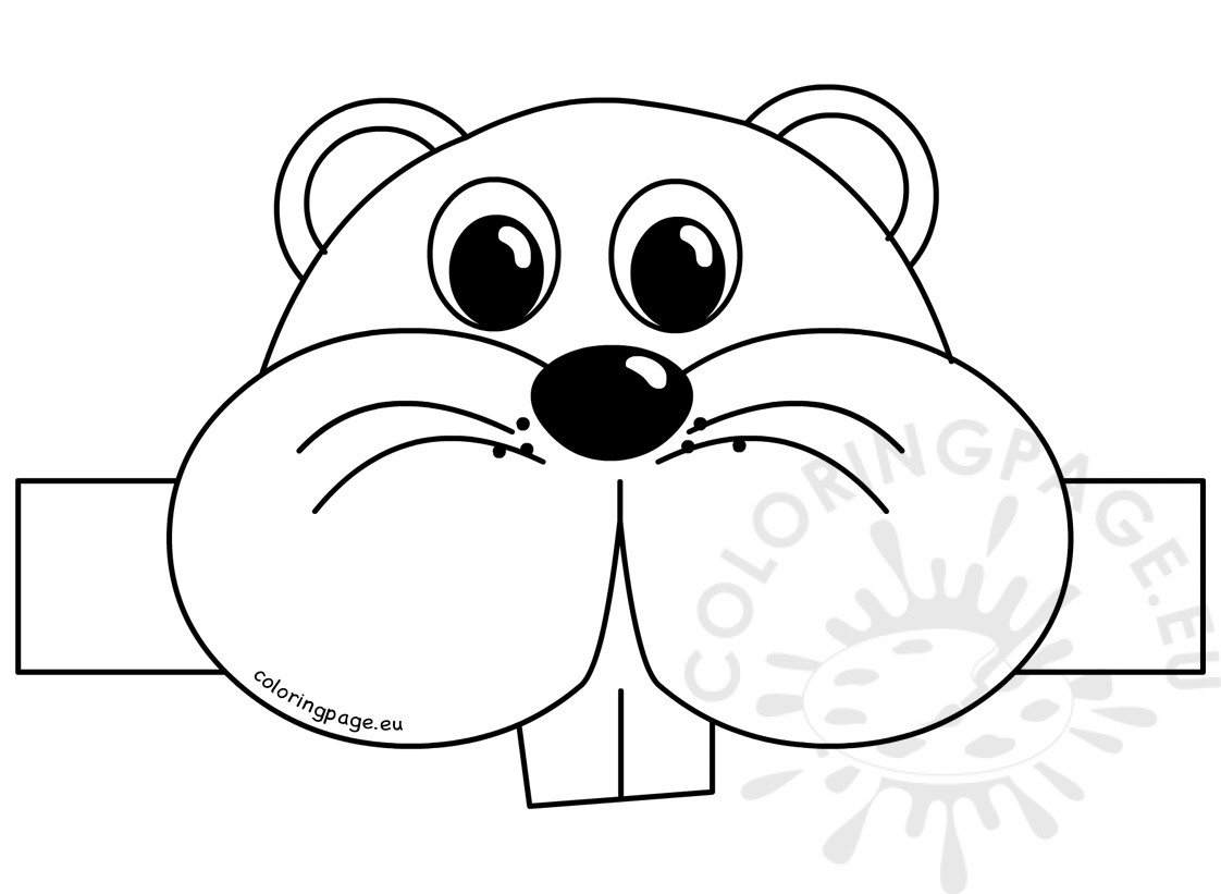 Free Printable Groundhog Template