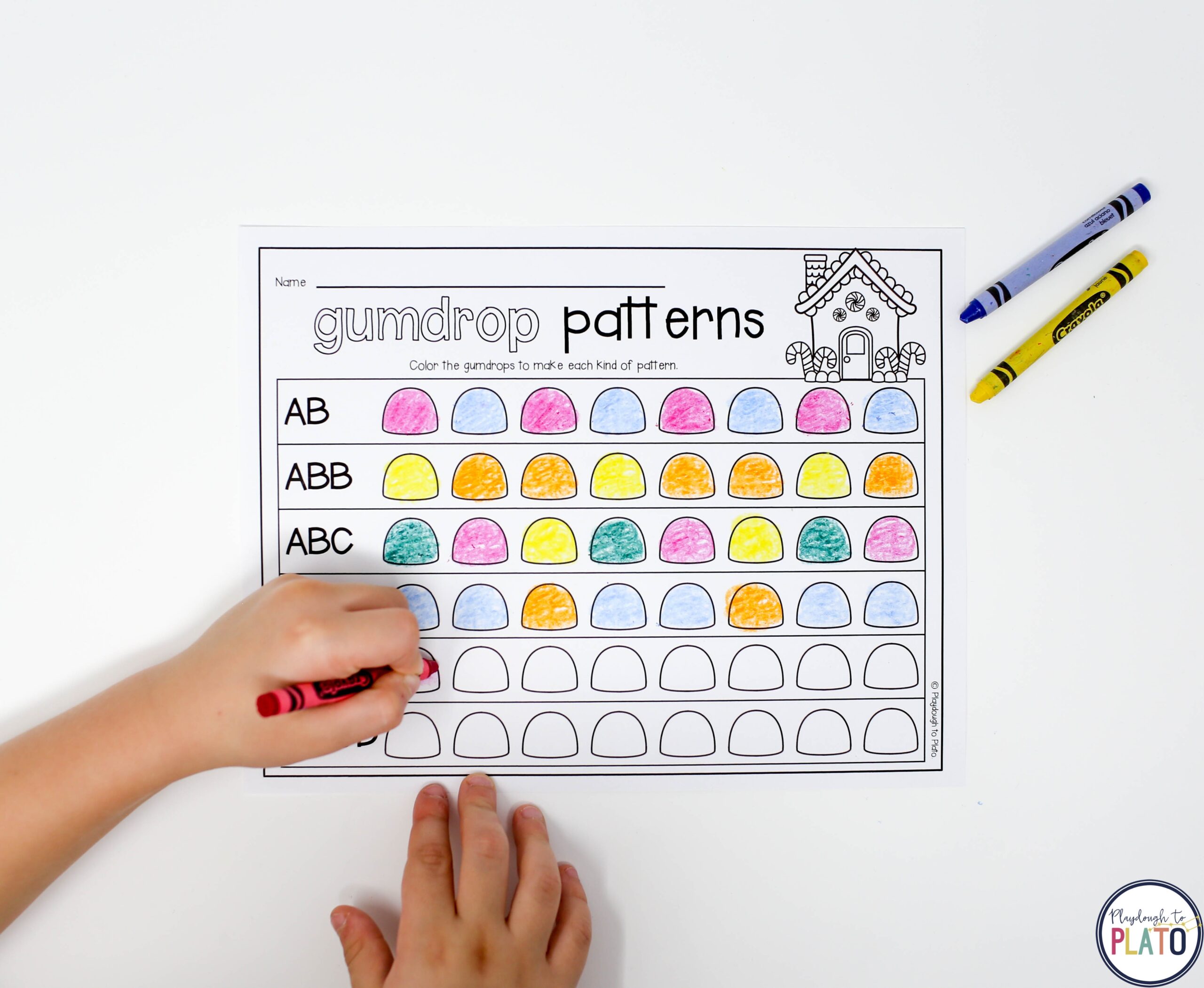 Free Printable Gumdrop Template