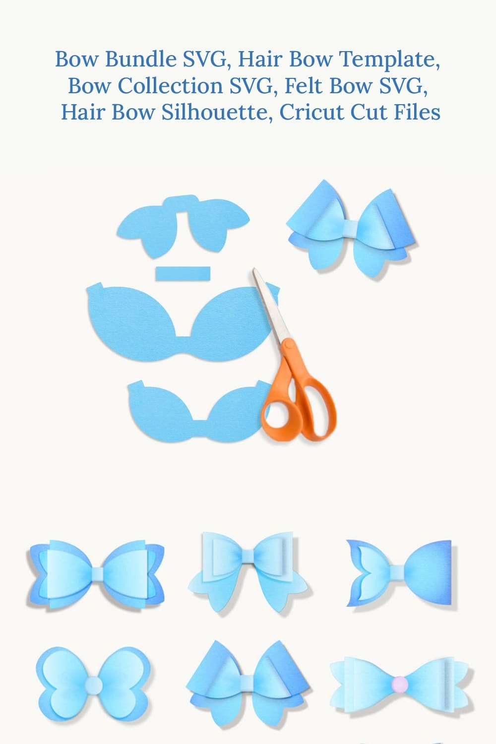 Printable Hair Bow Template