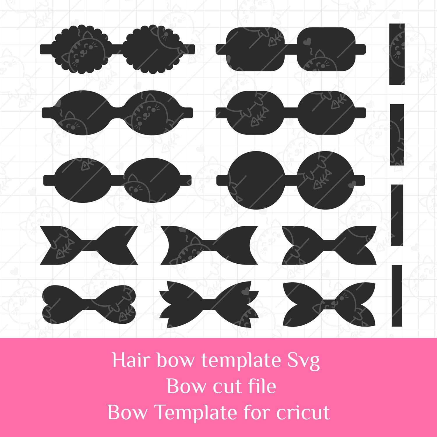 Hair Bow Template Printable