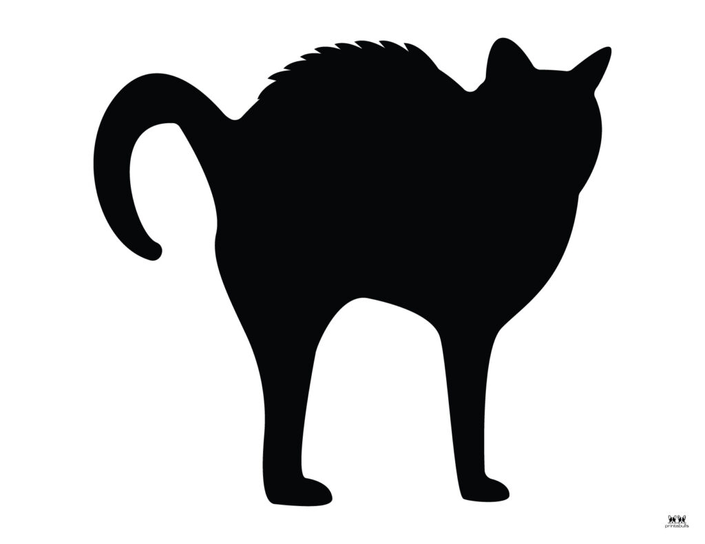Black Cat Template Printable
