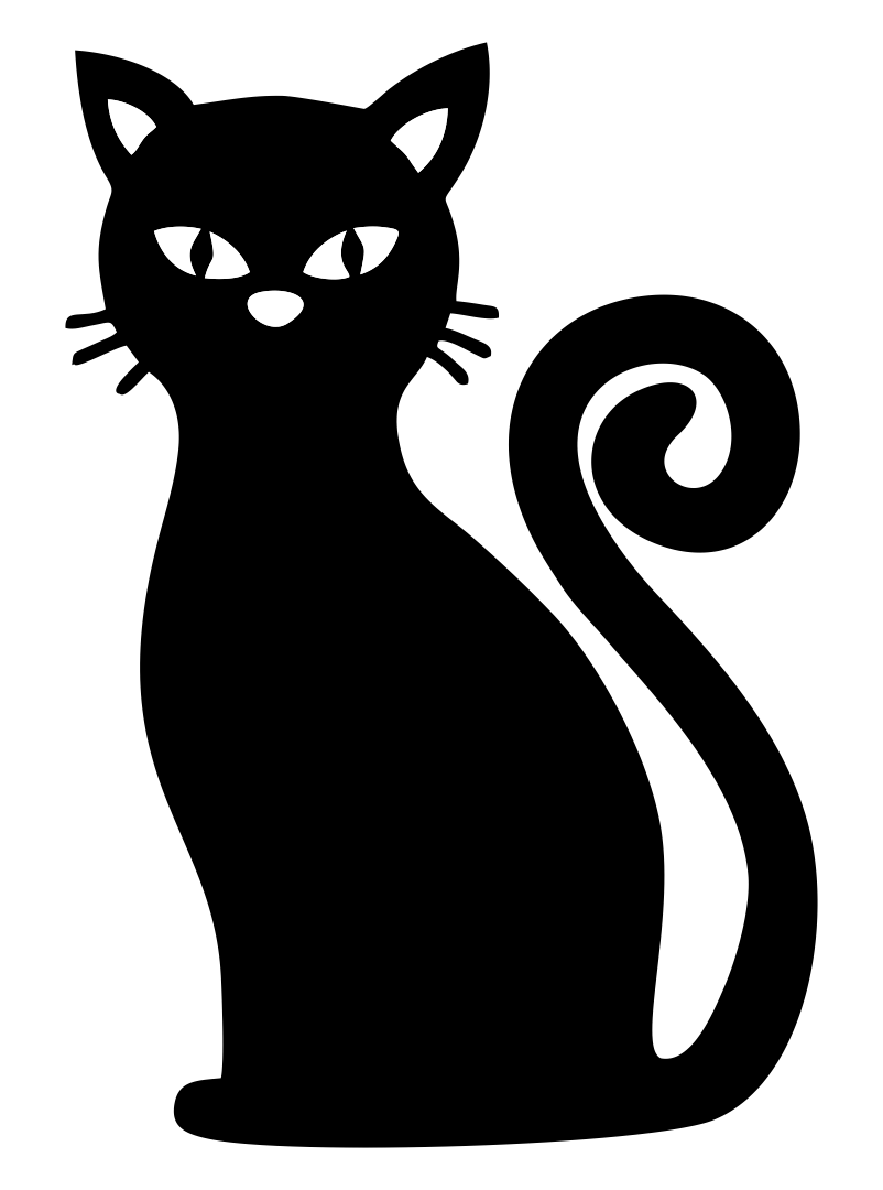 Halloween Cat Stencils Printable Free Halloween Stencils Cat Template Halloween Cat