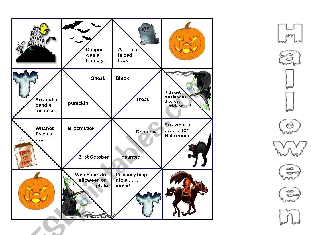 Free Printable Halloween Cootie Catcher Template