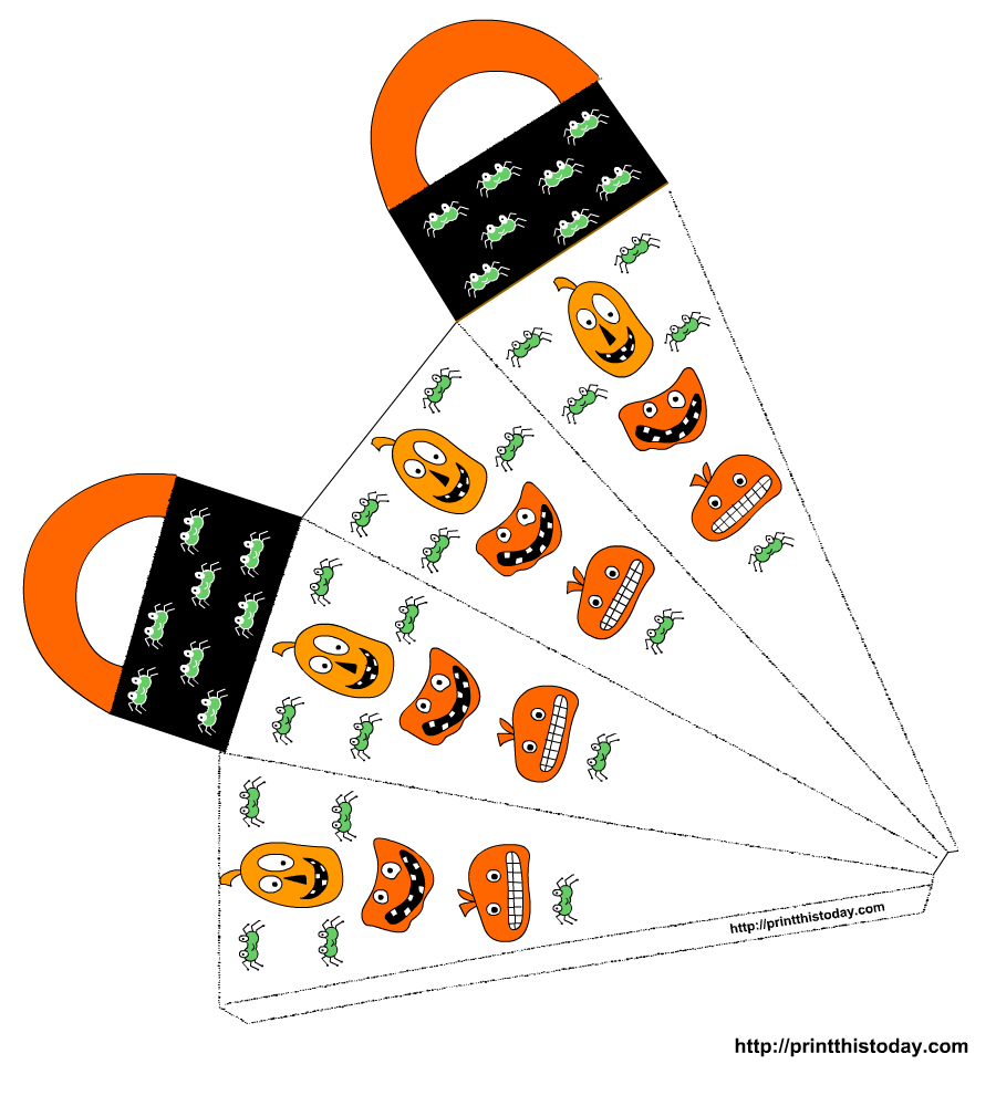 Halloween Favor Goodies And Treat Bags