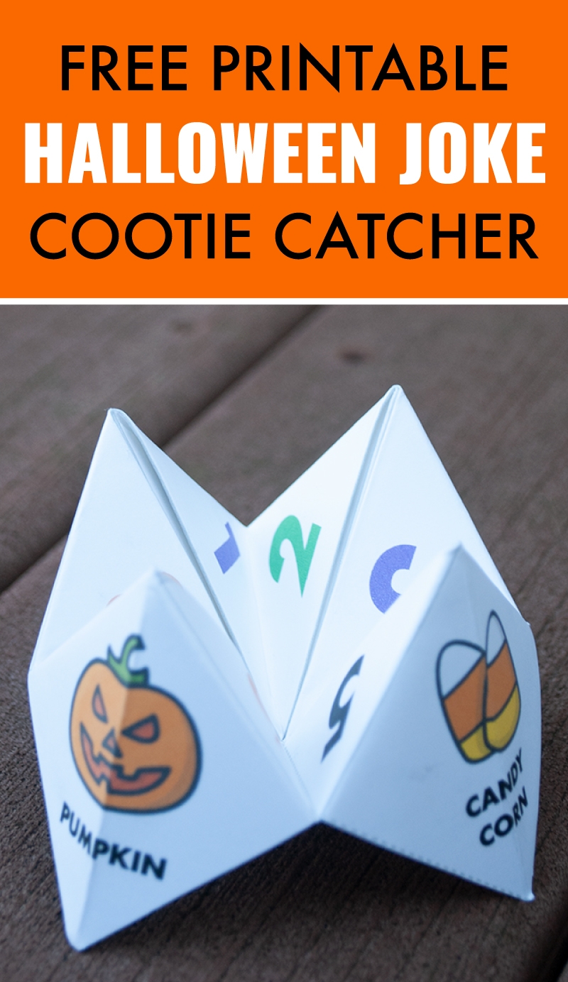 Halloween Joke Cootie Catcher Free Printable Pjs And Paint