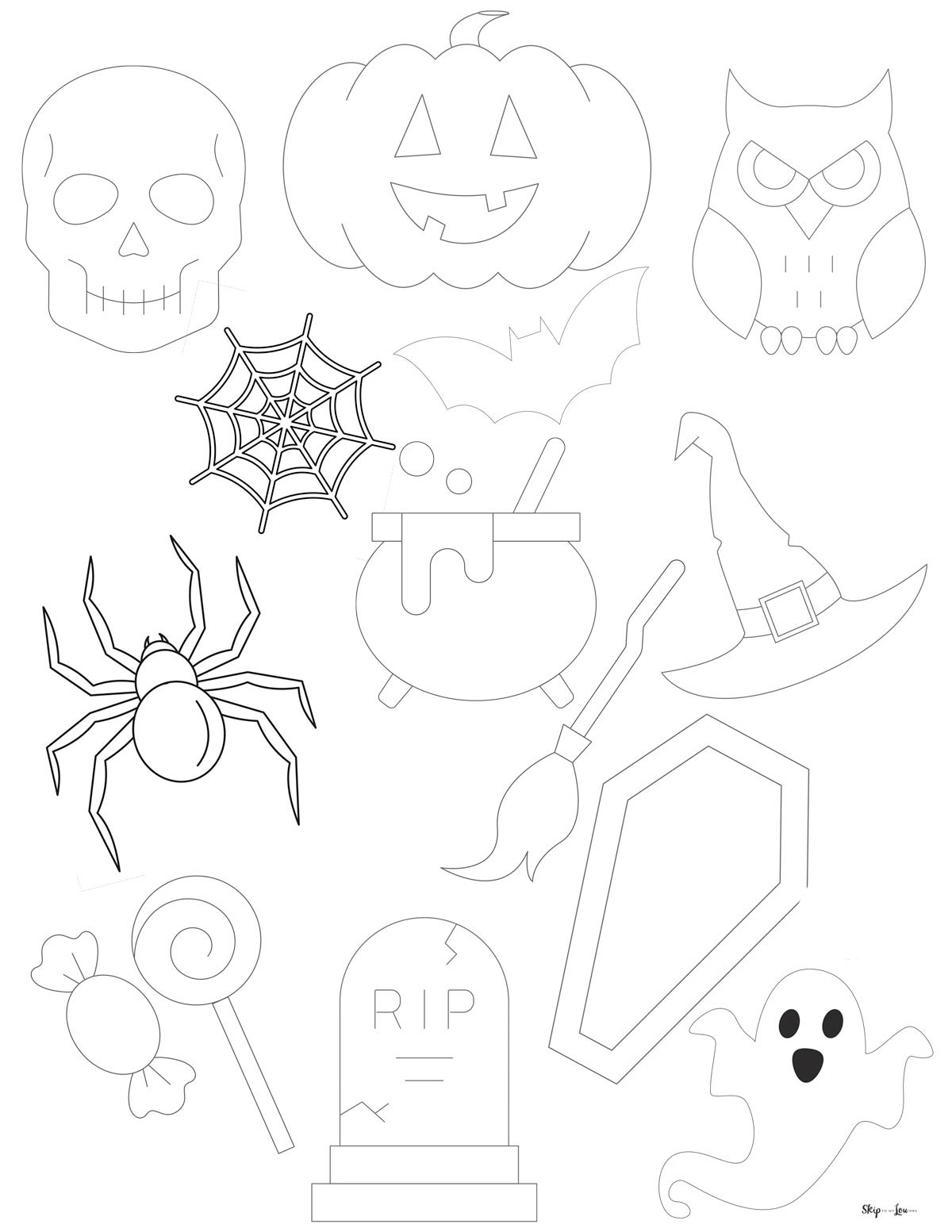 Template Printable Halloween Decorations