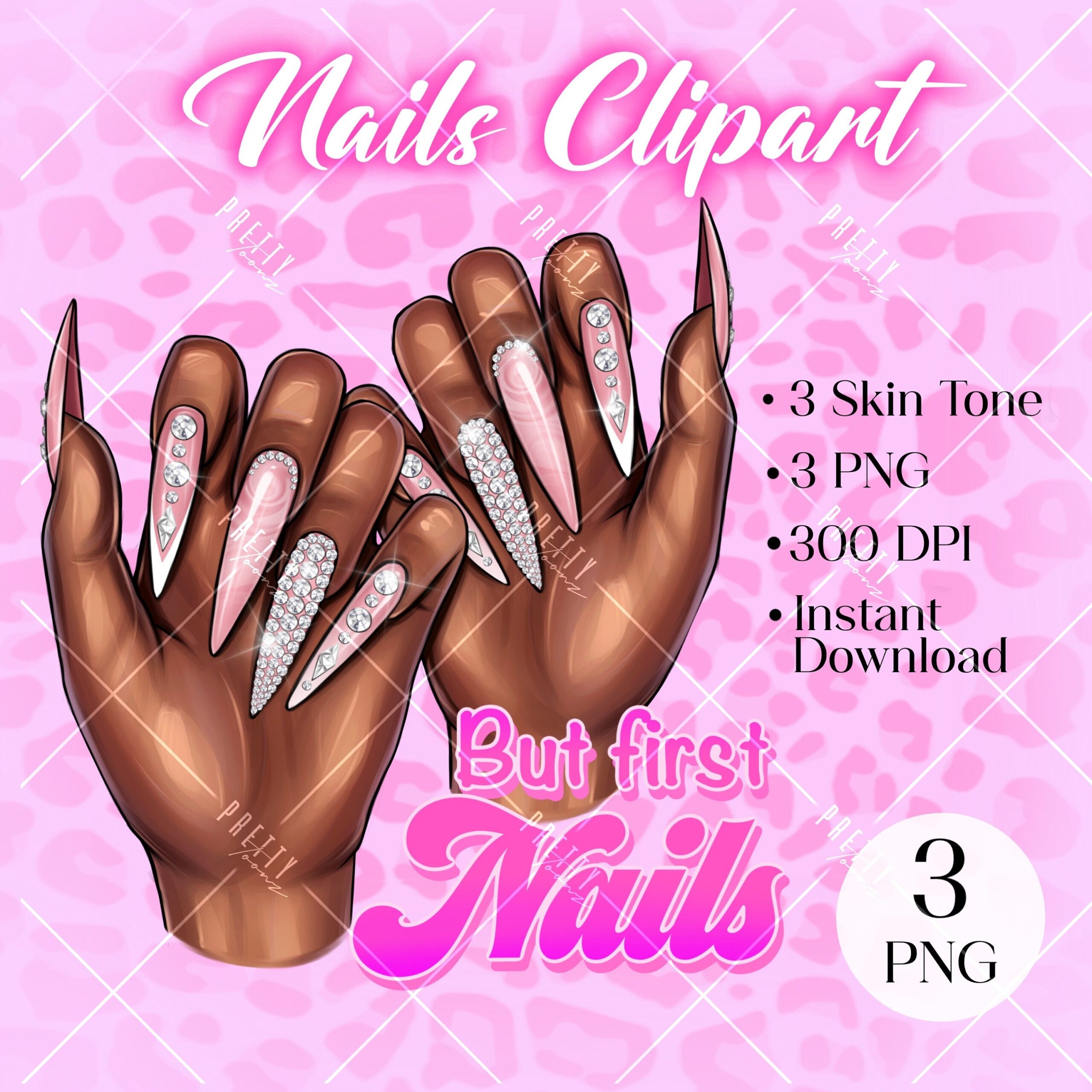 Printable Hand Template With Nails