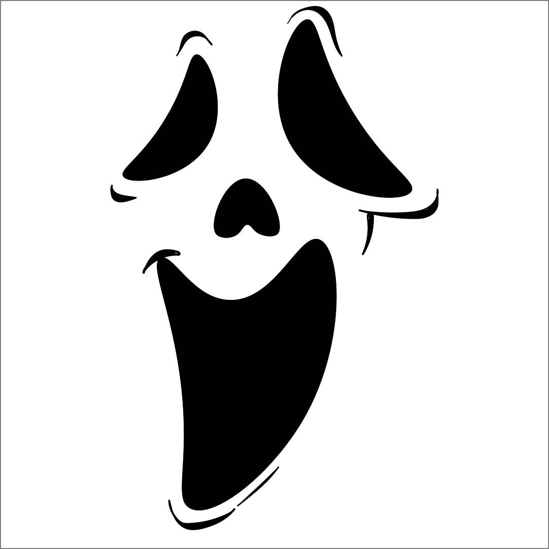 Happy Ghost Face Template Printable Face Template Ghost Faces Pumpkin Faces