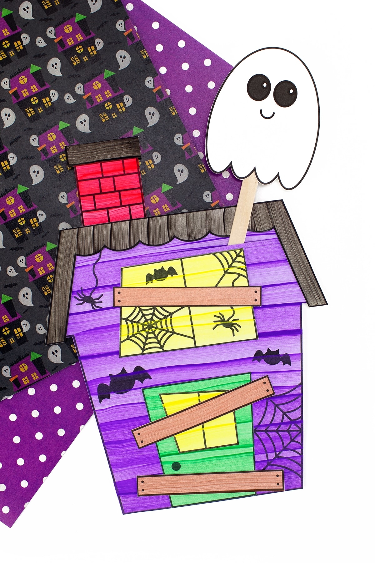 Haunted House Template Printable