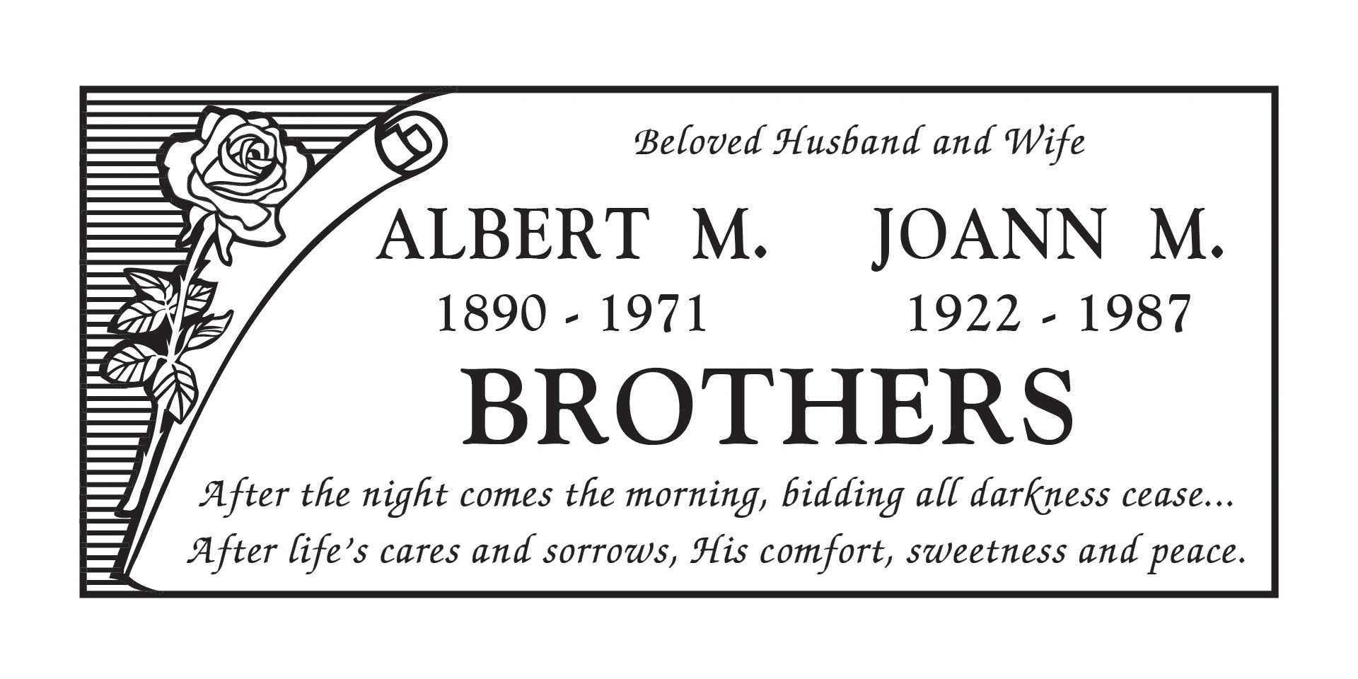 Printable Headstone Design Templates
