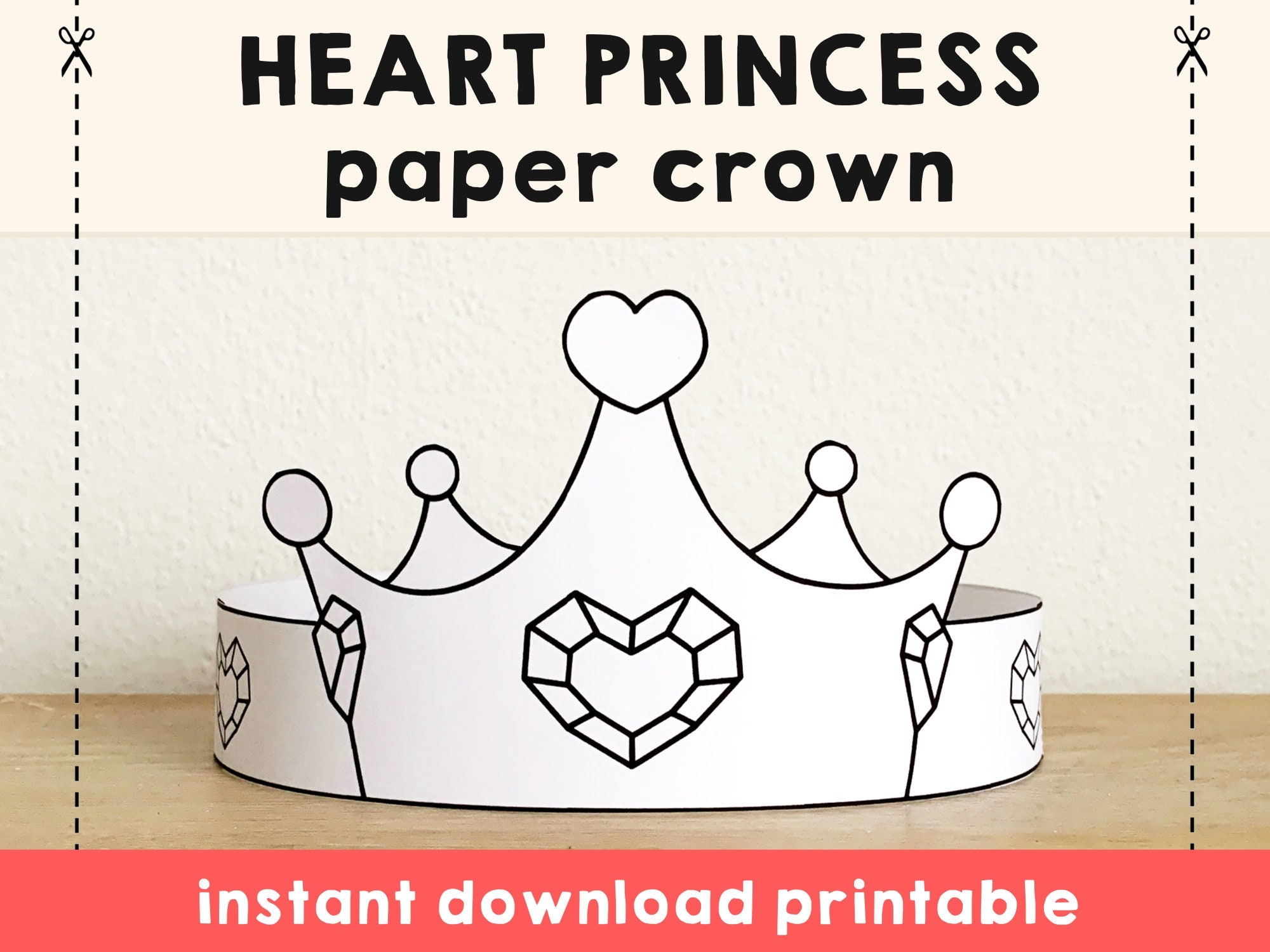 Princess Crown Template Printable