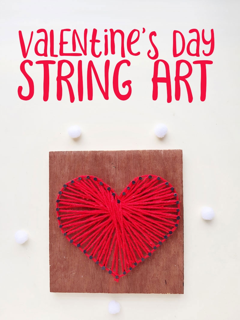 Printable Heart String Art Template