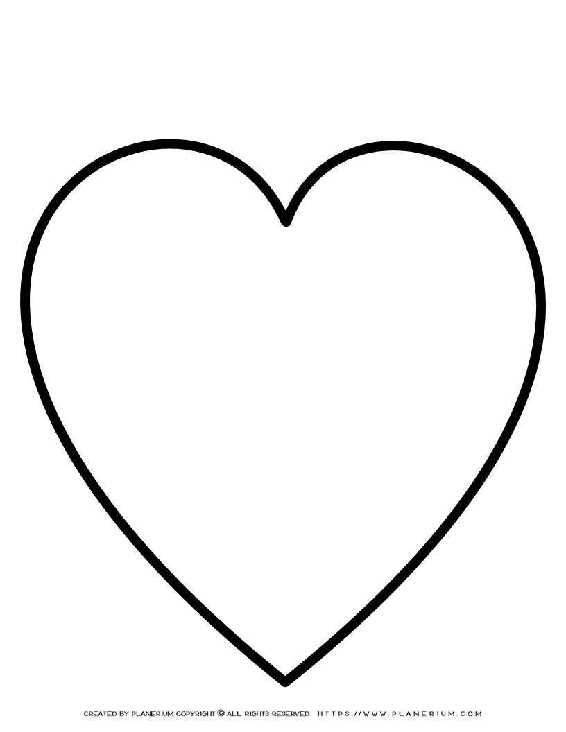 Heart Templates Free Printable