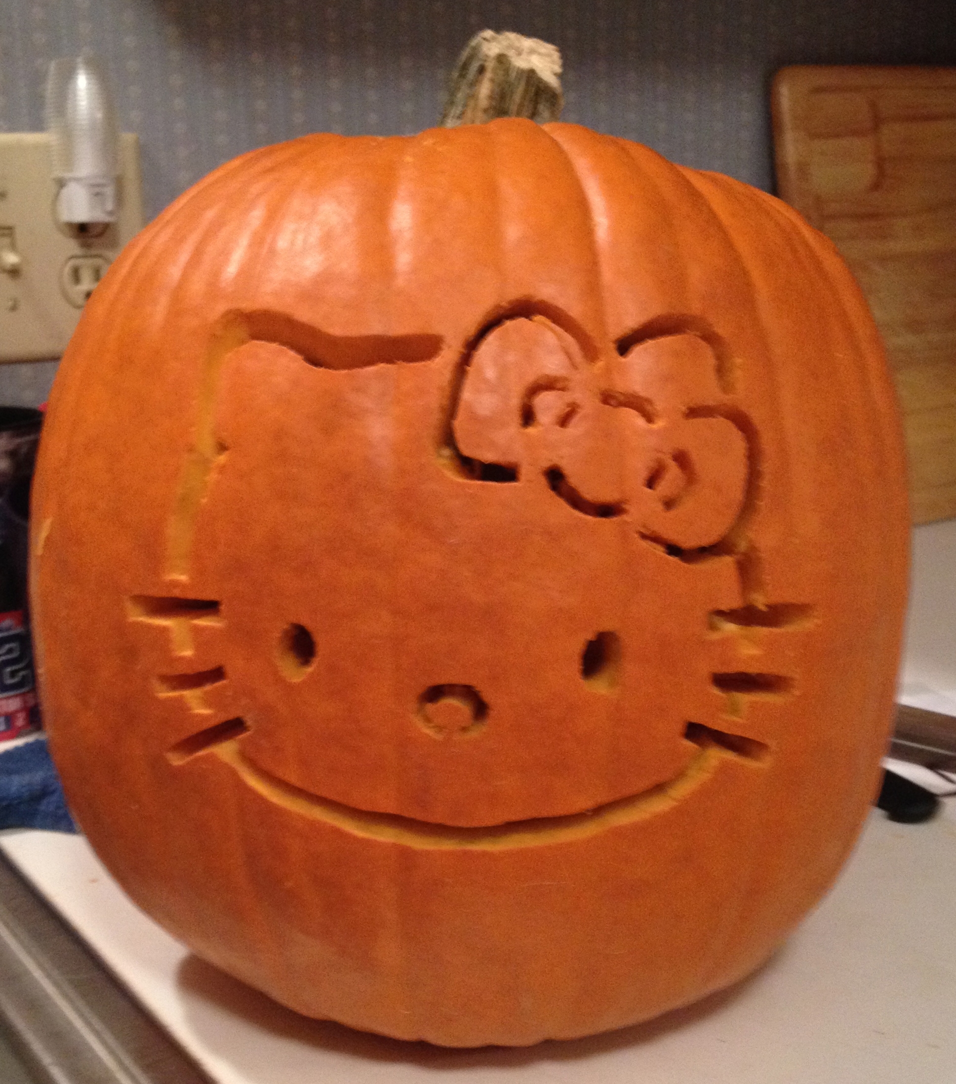 Hello Kitty Pumpkin Carving Templates Free Printable