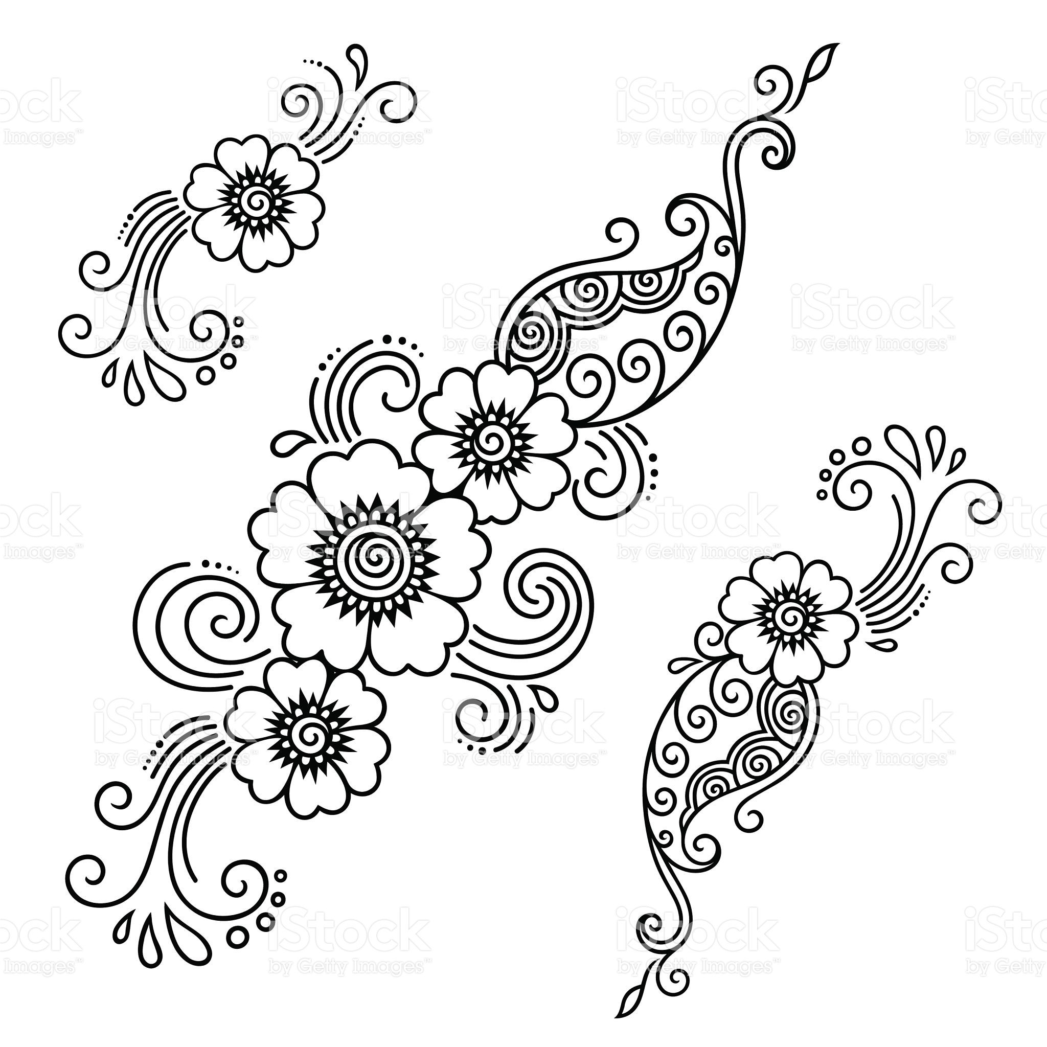 Beginner Henna Templates Printable