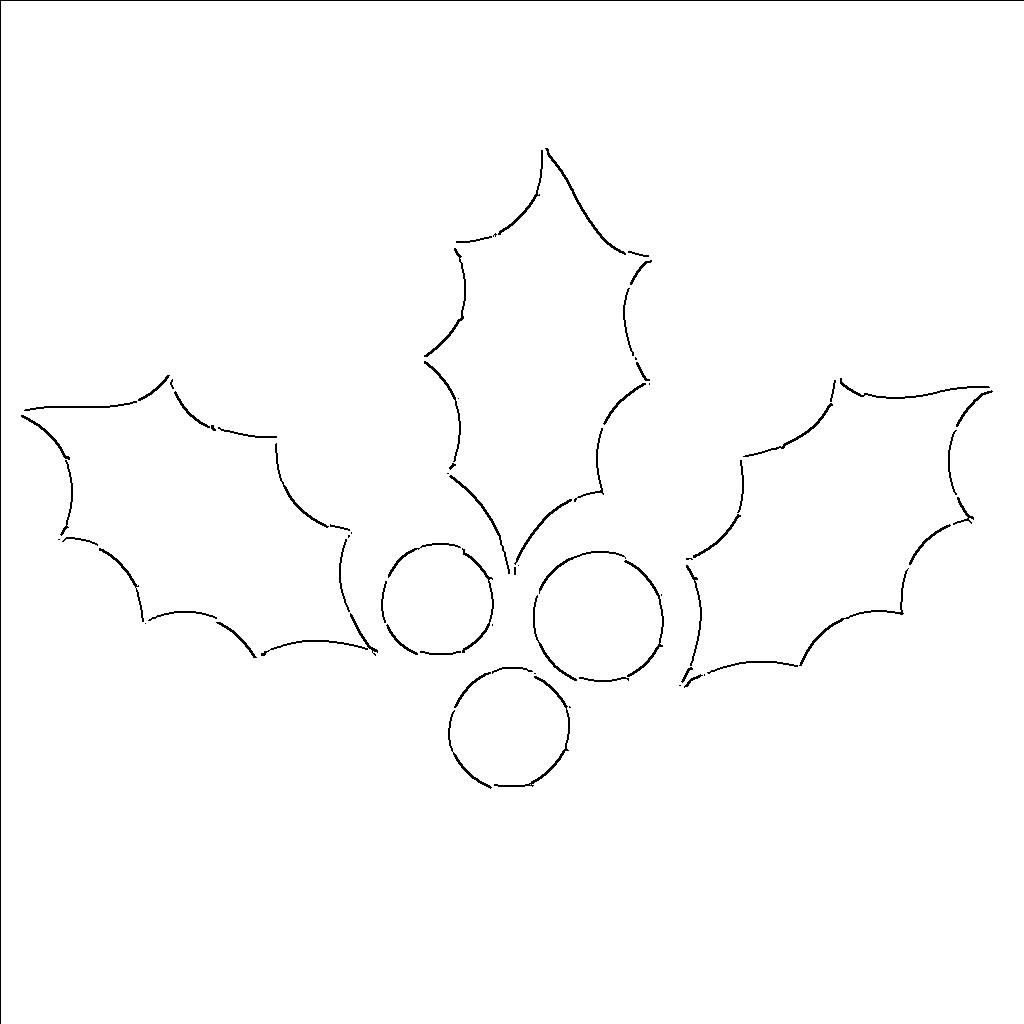 Holly Leaf Templates Free Printable Patterns To Cut Out Leaves Template Free Printable Christmas Templates Free Leaf Template