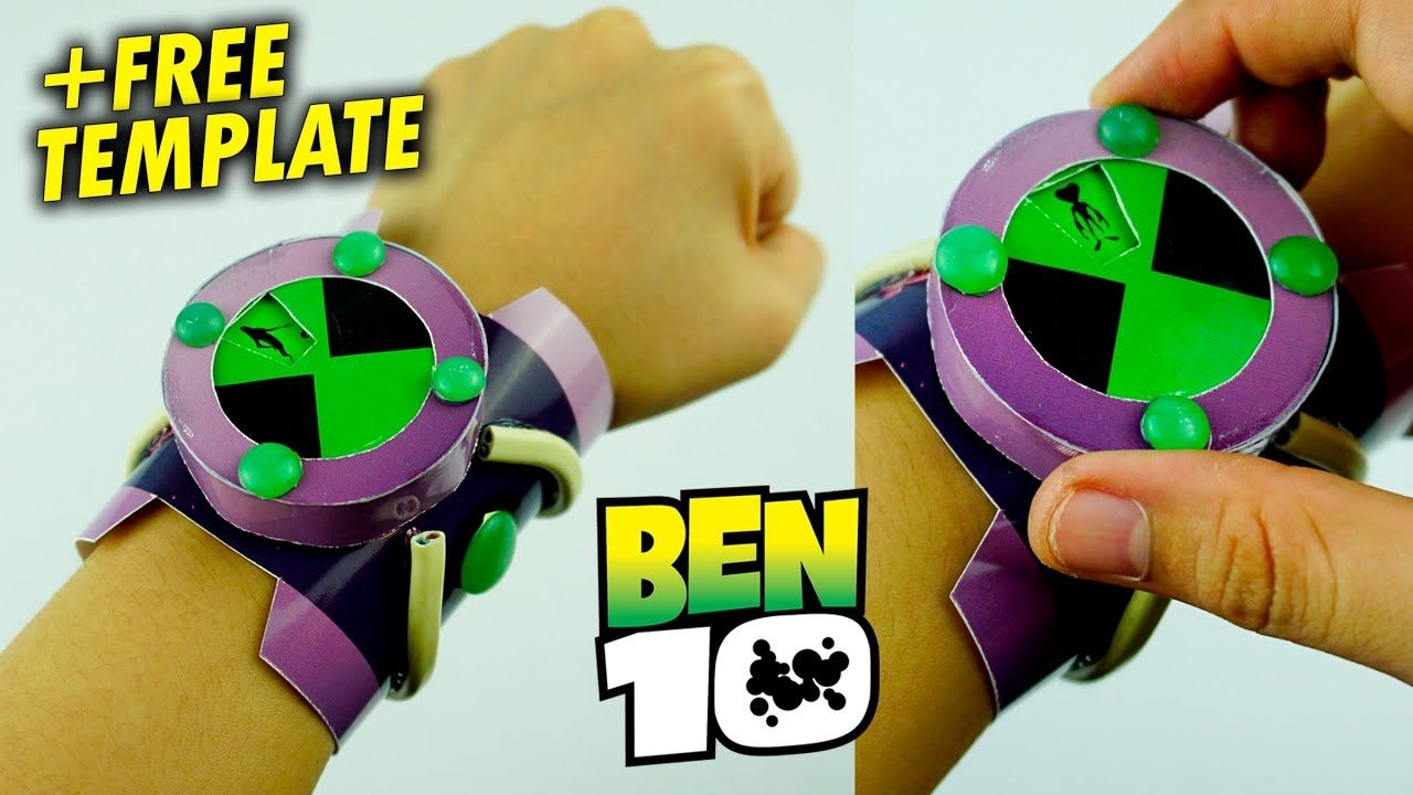 How To Make A Functional BEN 10 Omnitrix With Paper Free Template