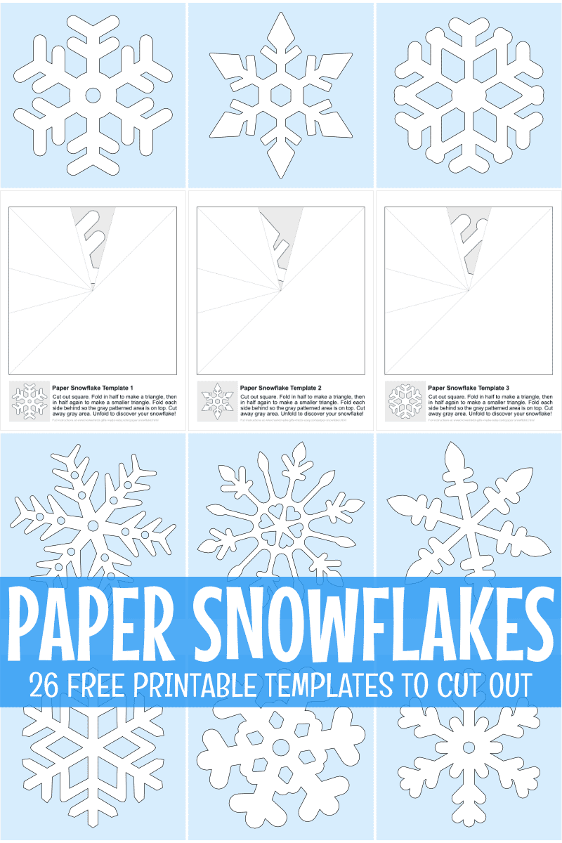 Paper Snowflake Template Free Printable