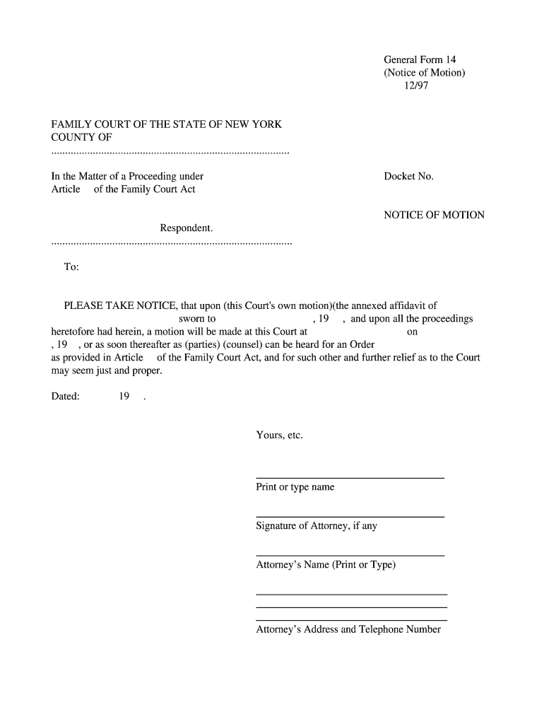 How To Write A Motion For Court Template Fill Online Printable Fillable Blank PdfFiller