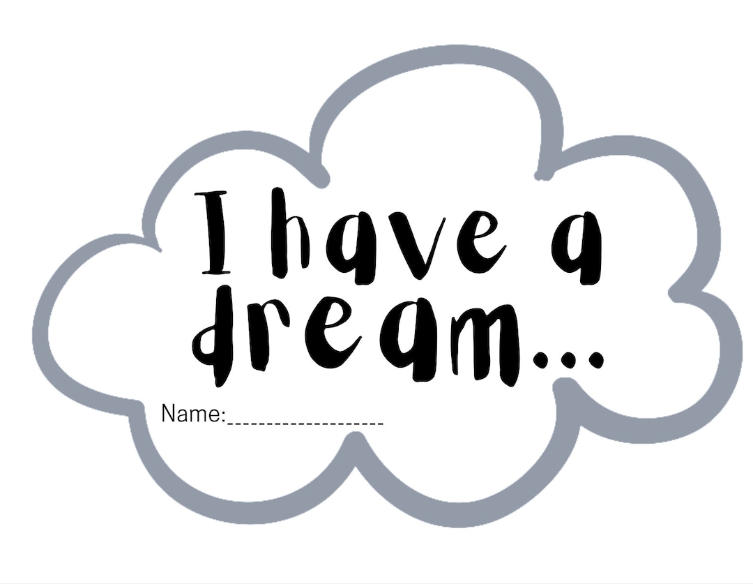I Have A Dream MLK Activity Etsy