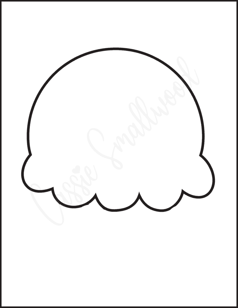 Ice Cream Scoop Printable Template Templates Online
