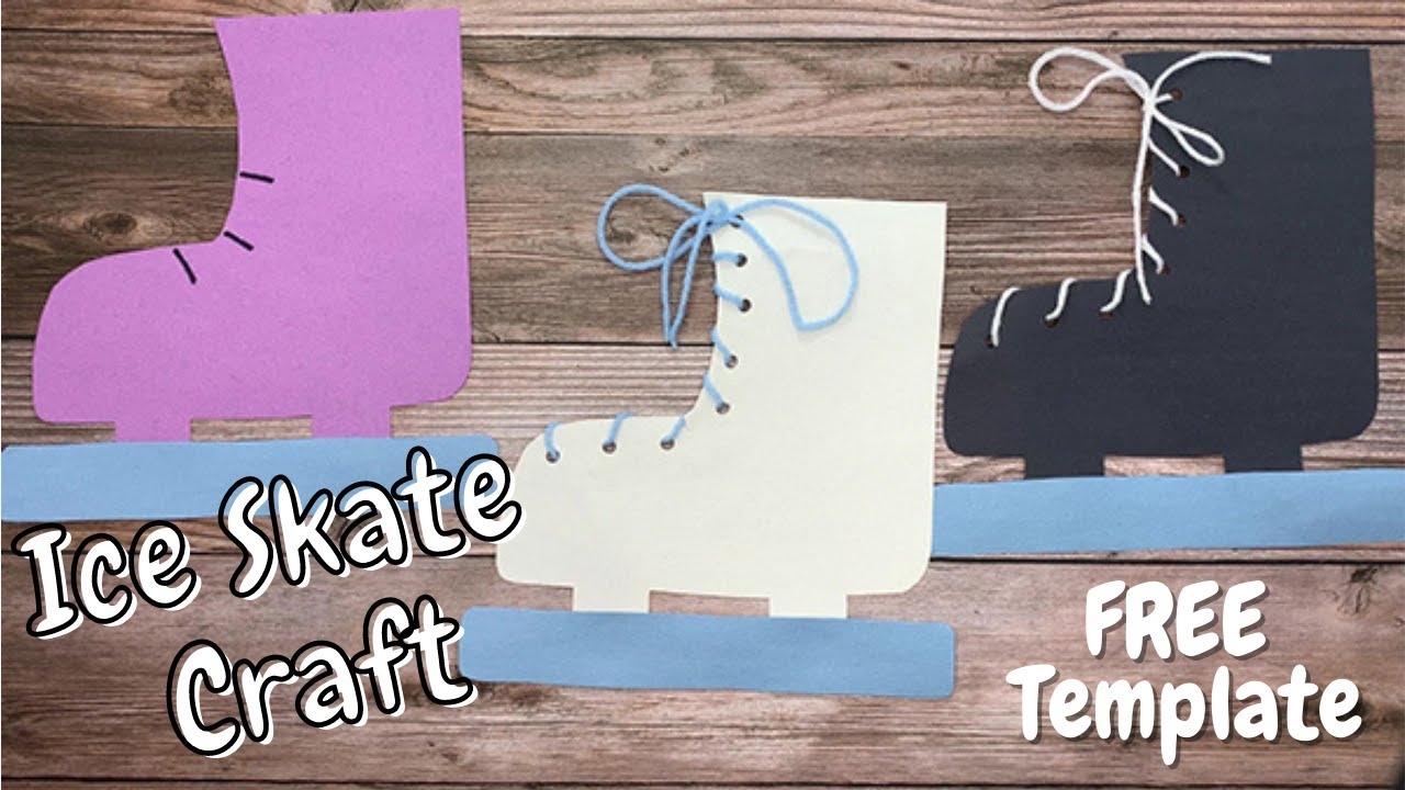 Free Printable Ice Skate Template