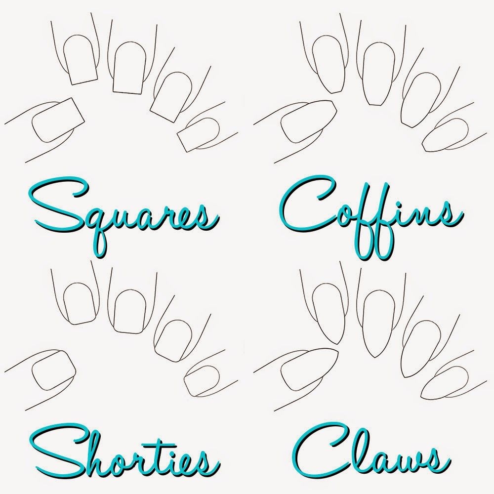 Printable Blank Nail Template